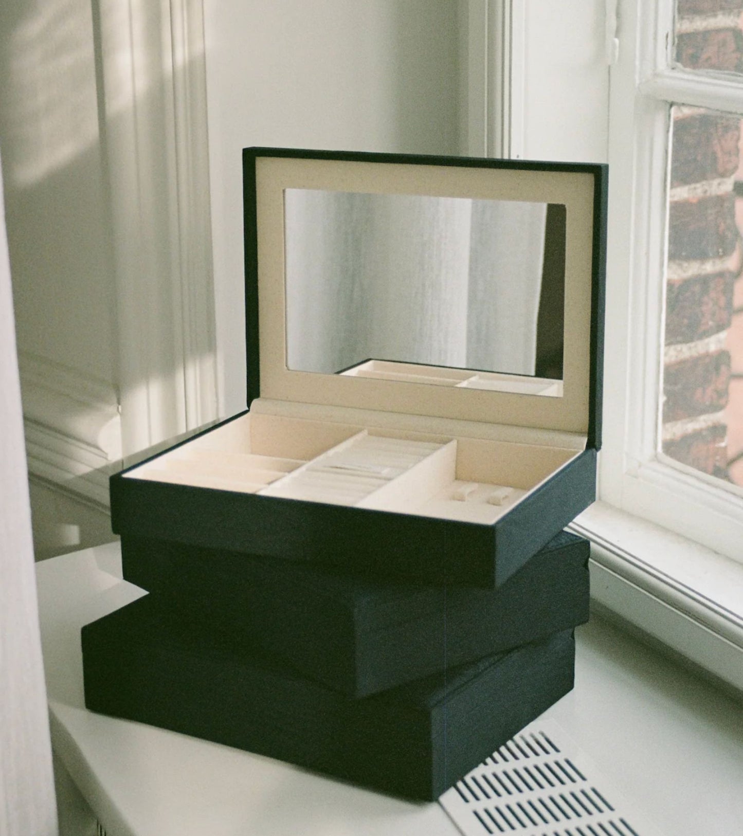 Jewelry Case Moiré Black