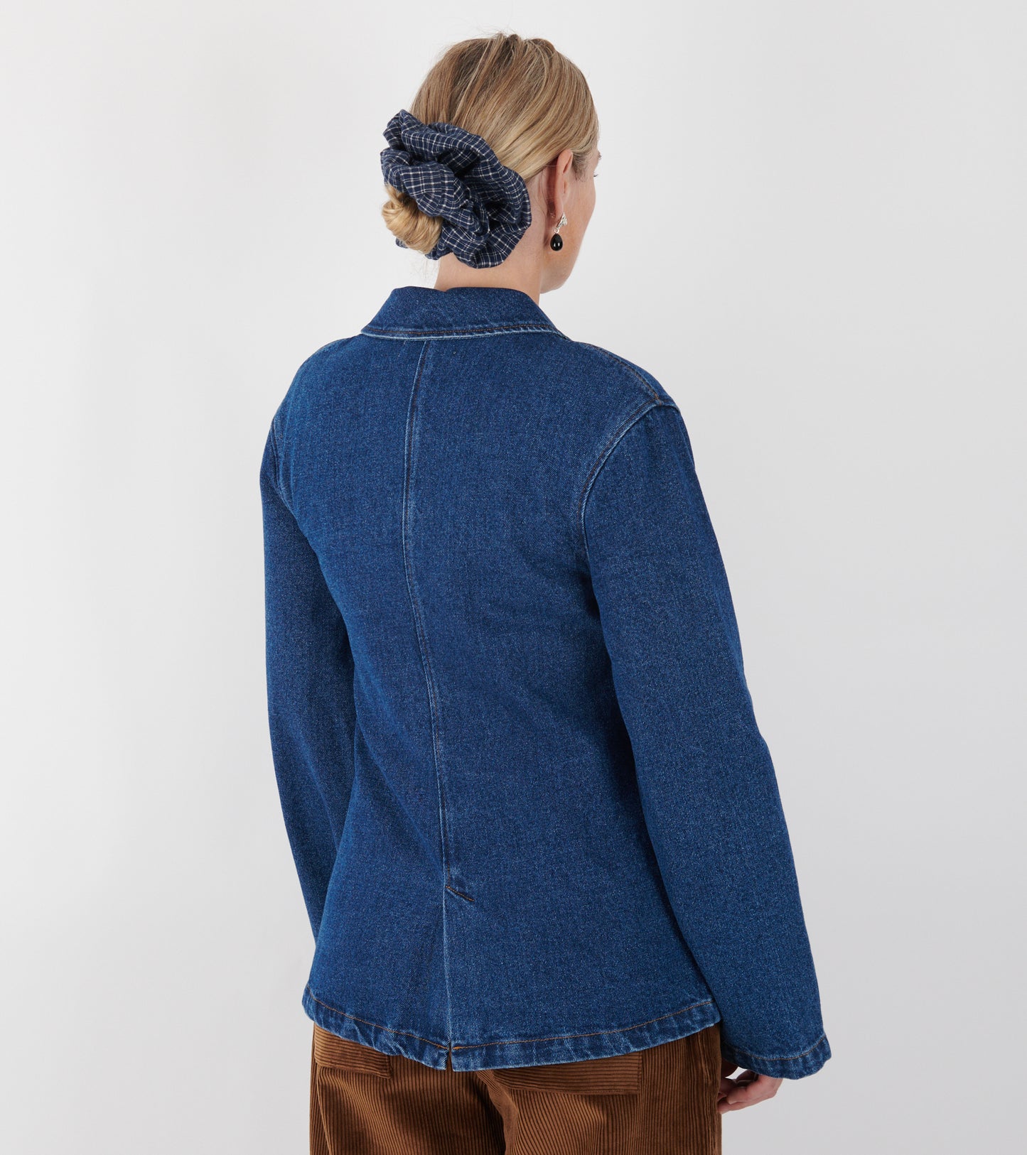 Victoria Denim Blazer Medium Blue