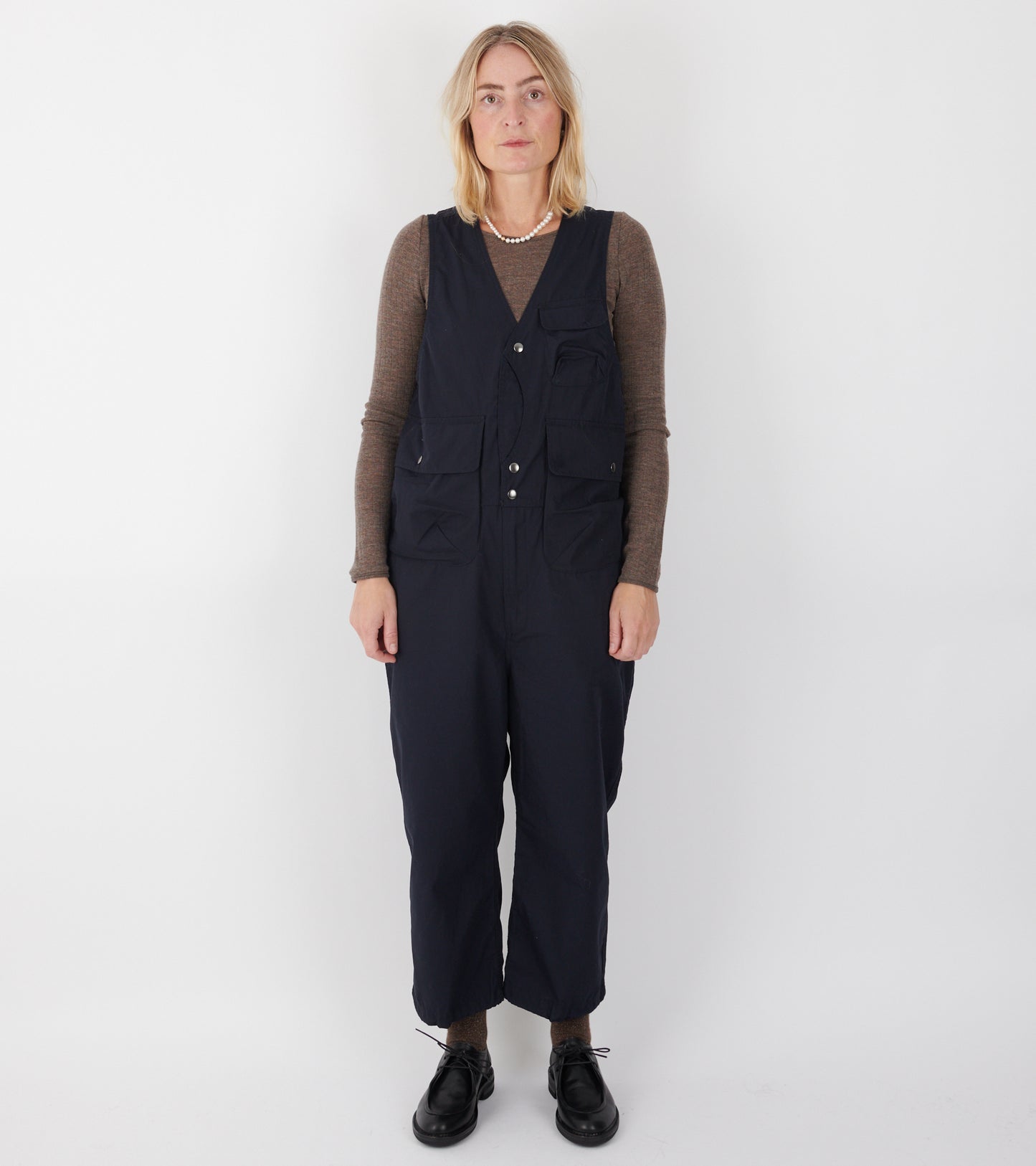Cotton Overalls Dark Navy