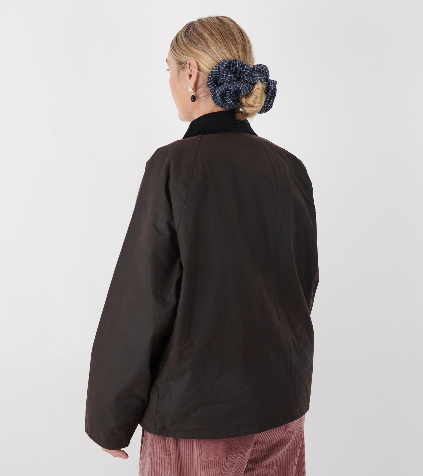 Barbour OS Transport Wax Jacket Brown