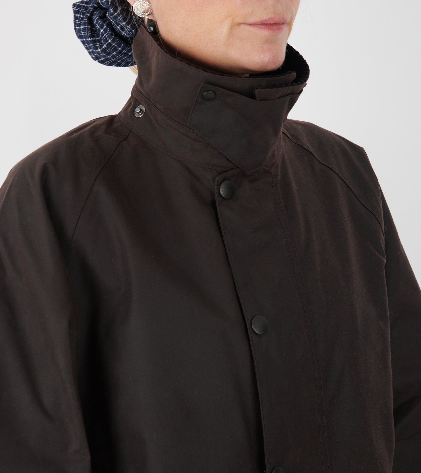 Barbour OS Transport Wax Jacket Brown