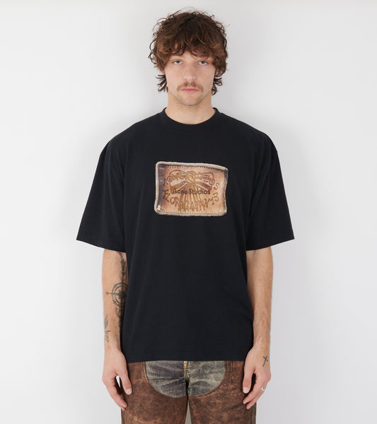 Logo T-shirt Faded Black