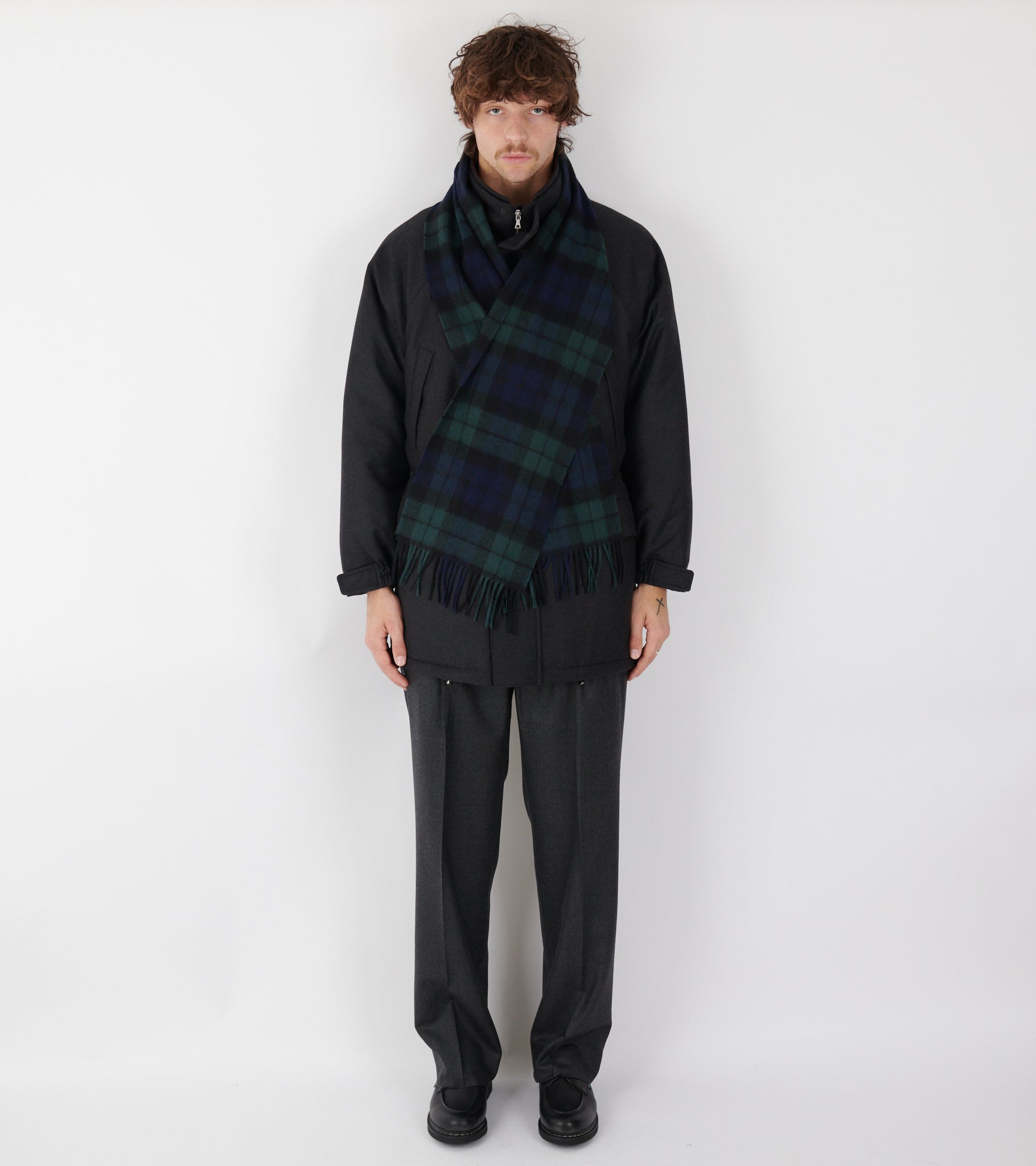 Barbour New Check Tartan Scarf Black Watch – Dr. Adams