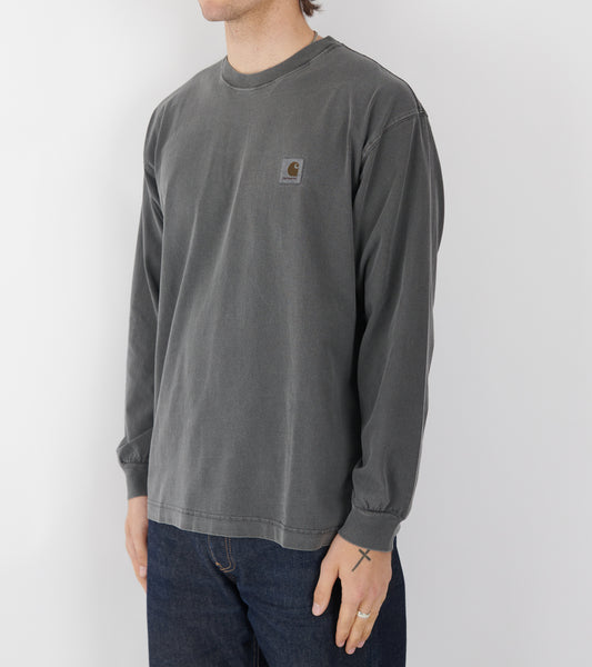 L/S Vista T-shirt Garment Dyed Black