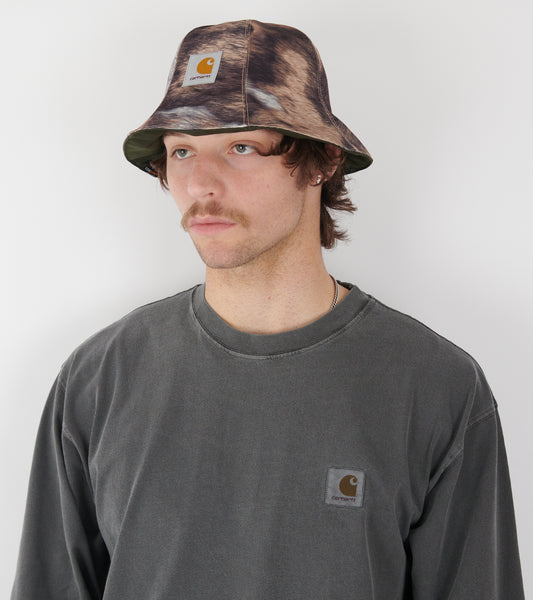 Cordura Sauna Hat Olive/Wild Dog Print