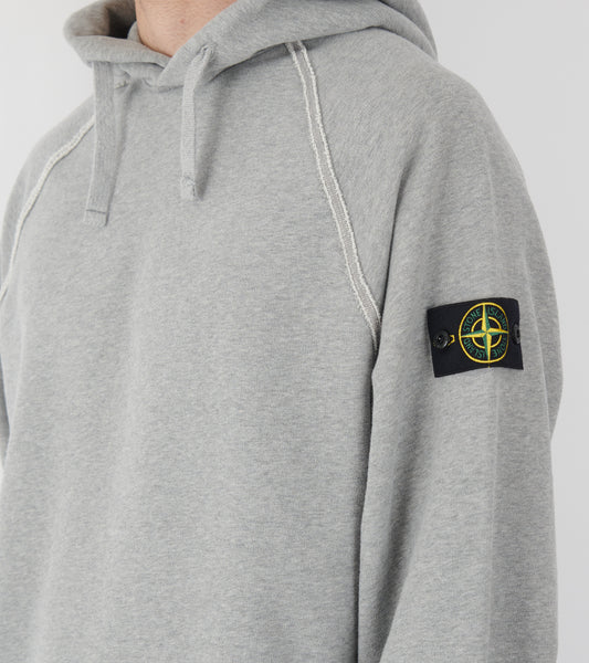 External Seams Hoodie Light Grey