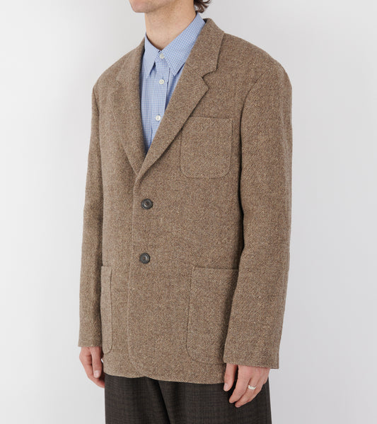 Embrace Blazer Natural Brown Sack Weave