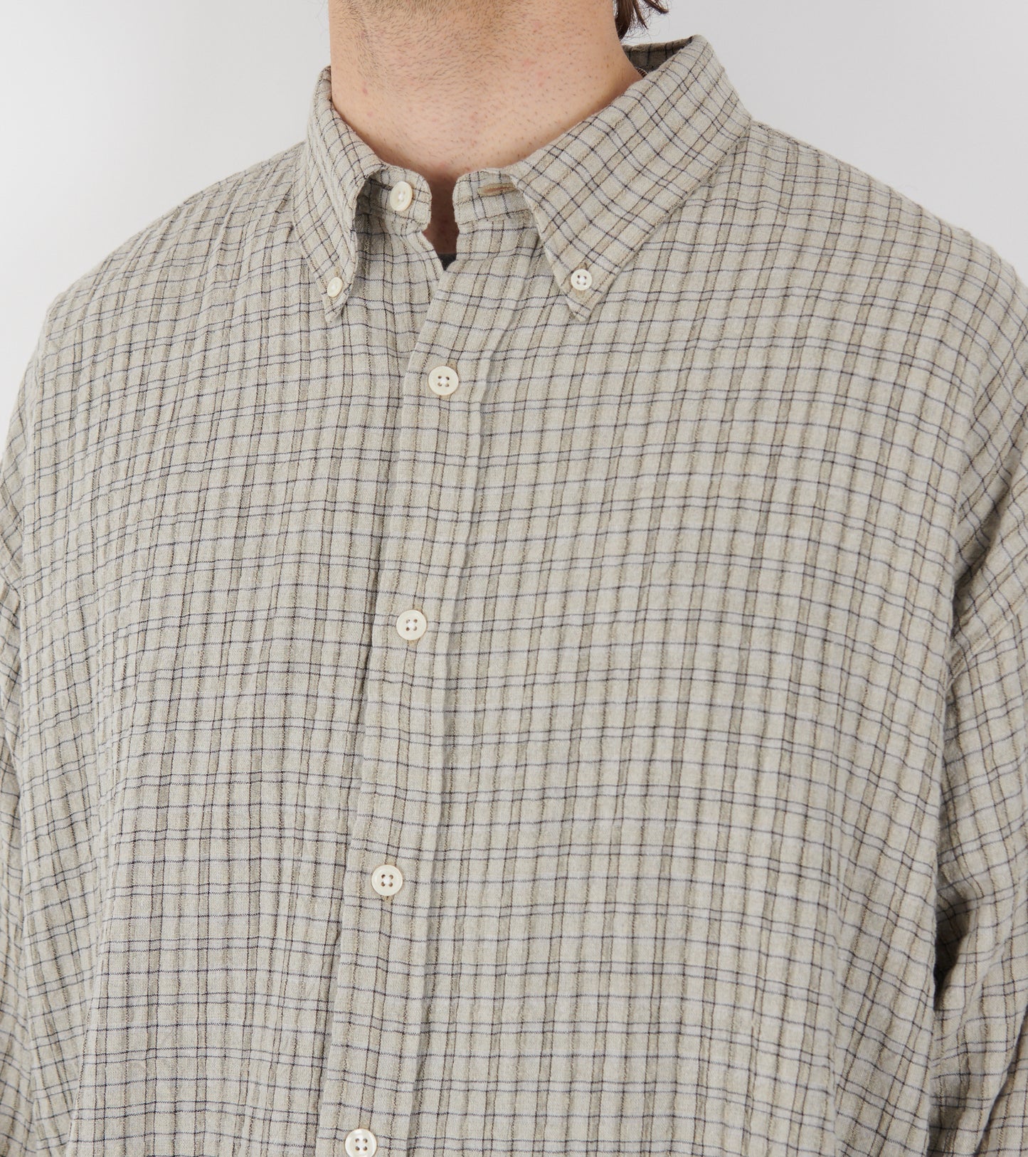 Button Down Shirt Grey Generation Check