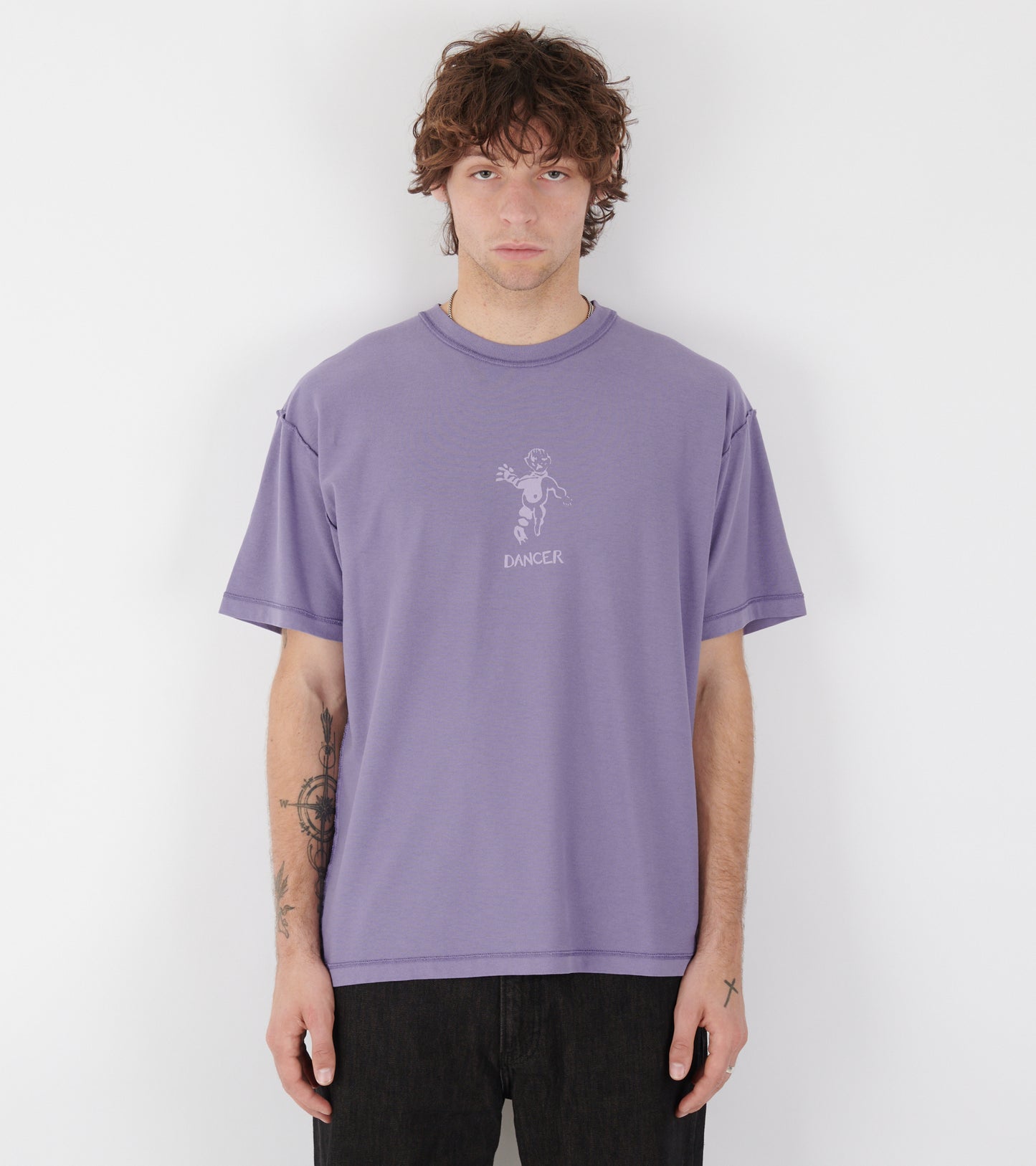 Inside-Out Logo Tee Lavender