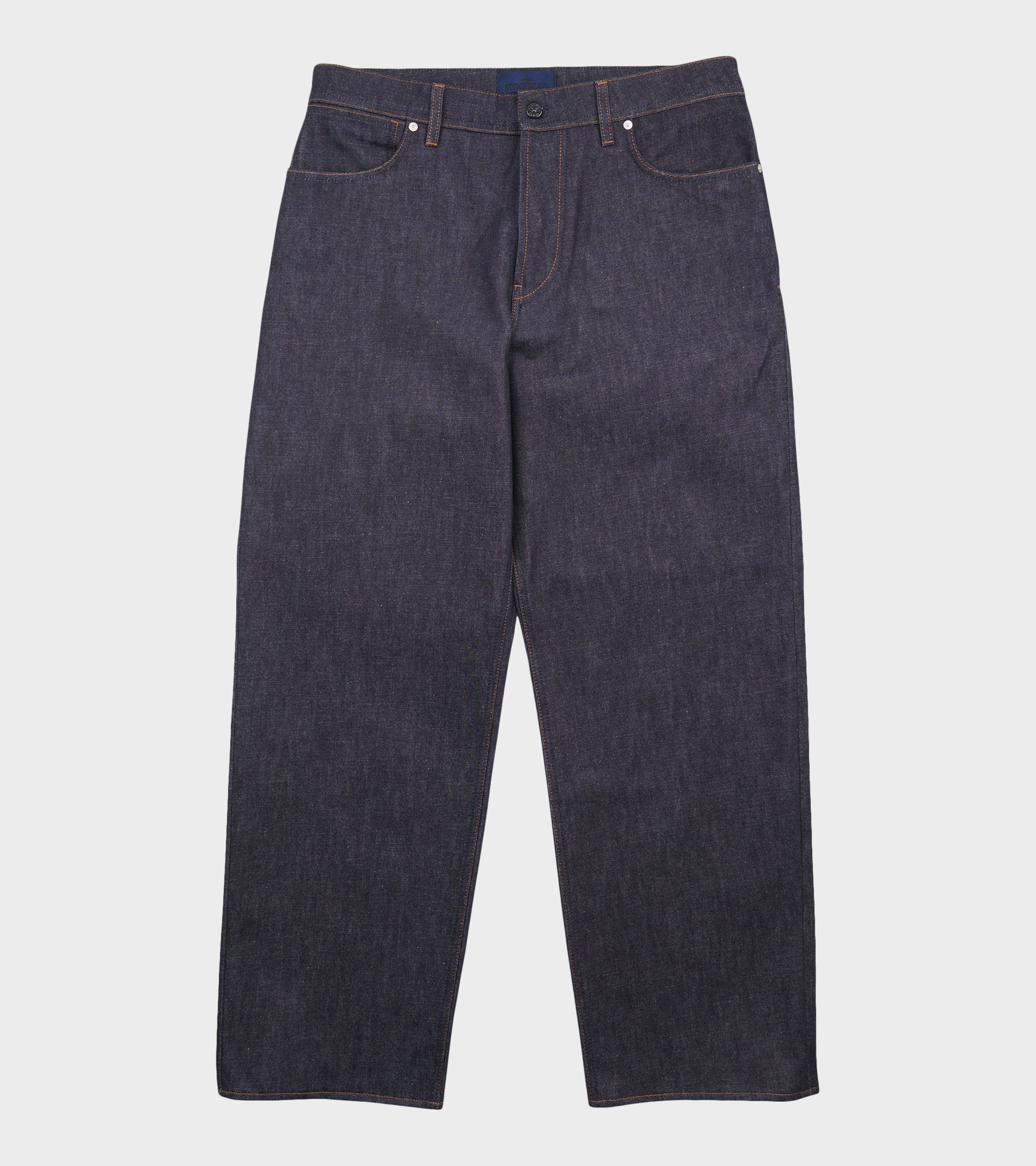 Indigo Denim Raw Loose Jeans One Wash Blue – Dr. Adams