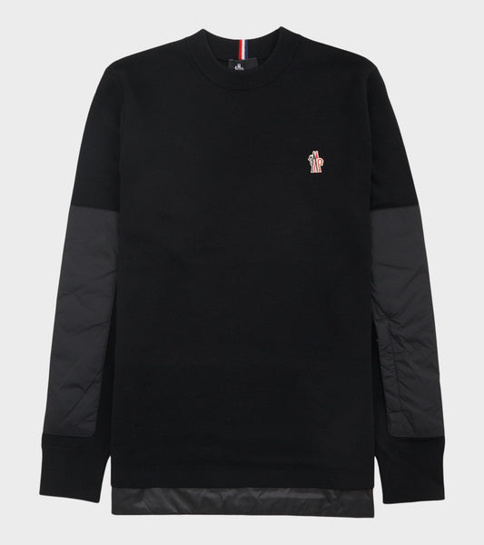 Wool & Nylon Pullover Black