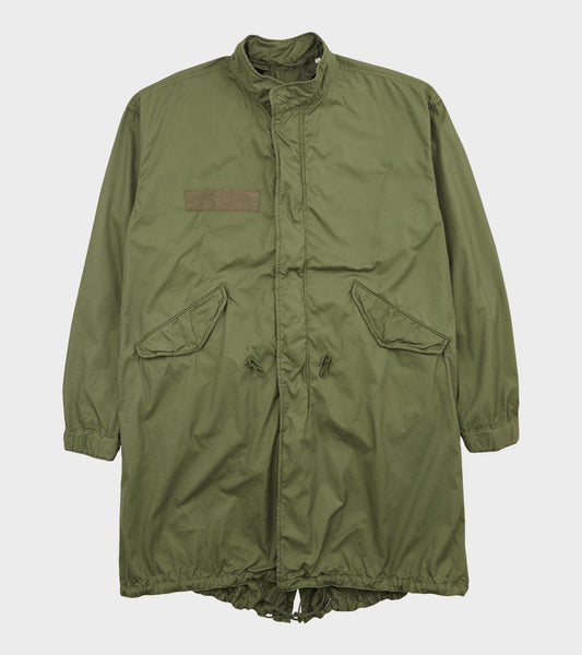 Fish Tail Coat Army Green