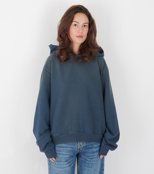 Logo Hooded Sweater Deep Blue