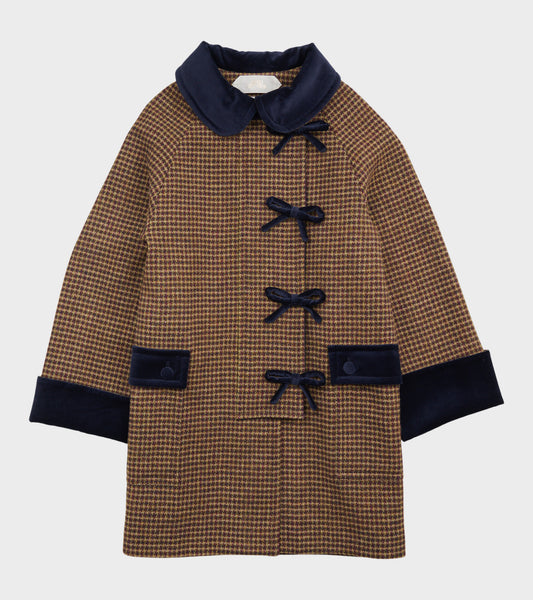 Thea Coat Harris Tweed Purple