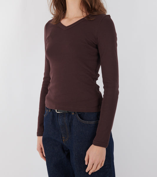 Jill Longsleeve Choco Plum