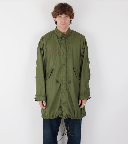 Fish Tail Coat Army Green