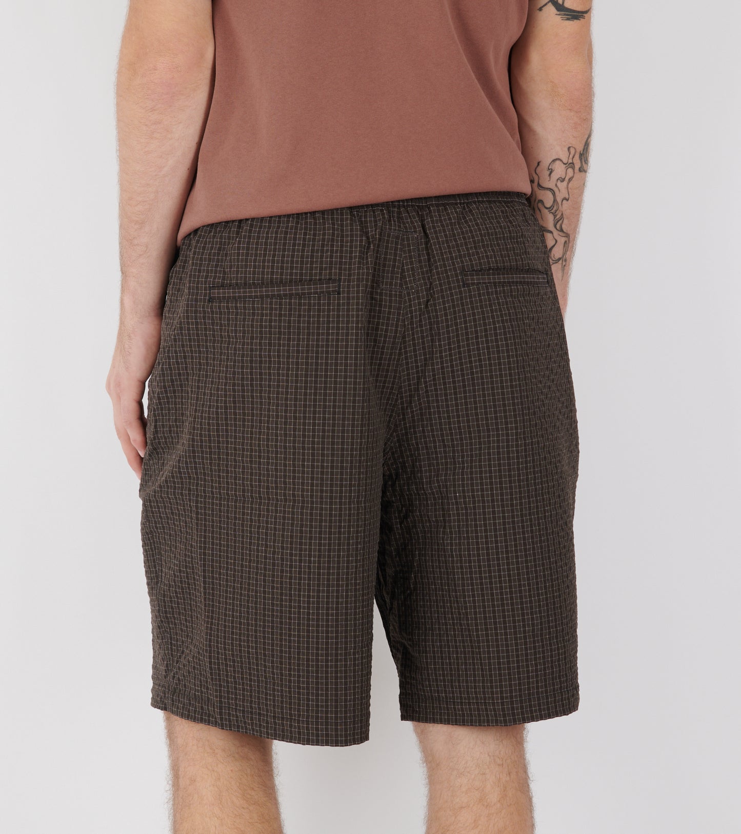 Nylon Ripstop Equipment Shorts Chocolate