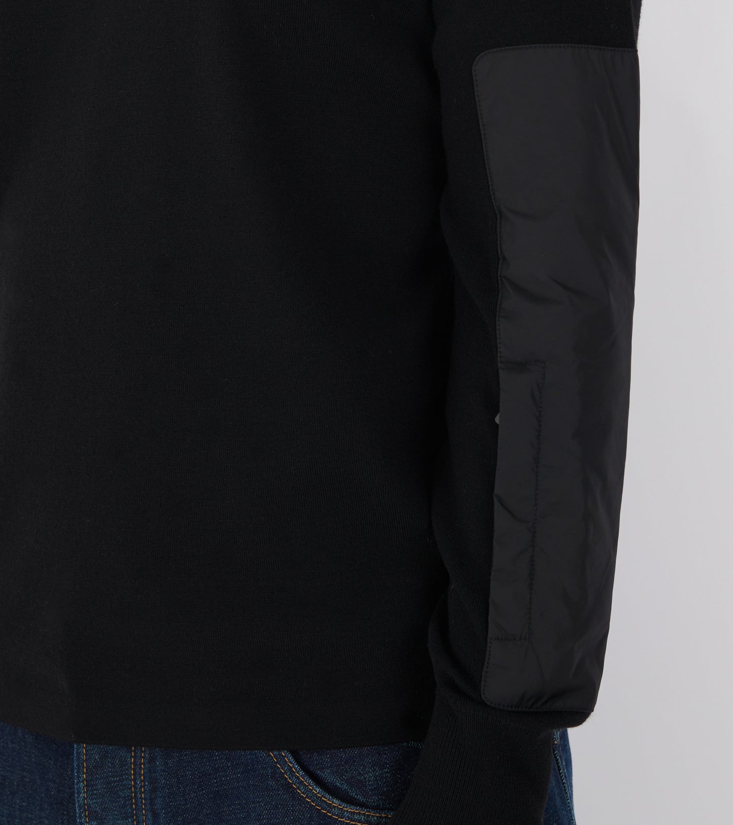 Wool & Nylon Pullover Black