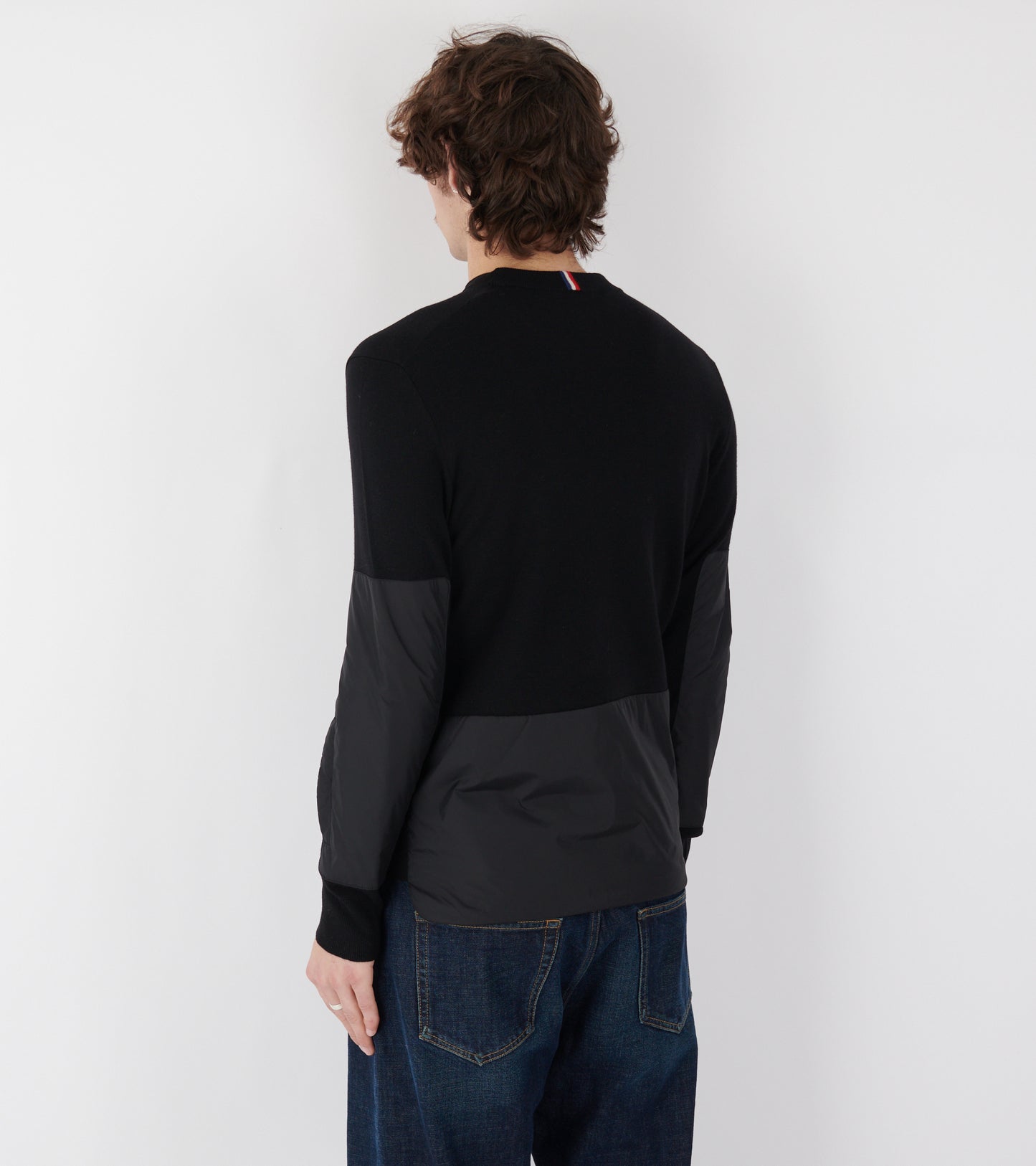 Wool & Nylon Pullover Black