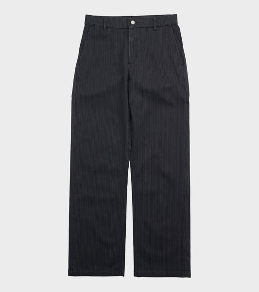 Ensu Striped Trousers Dark Grey