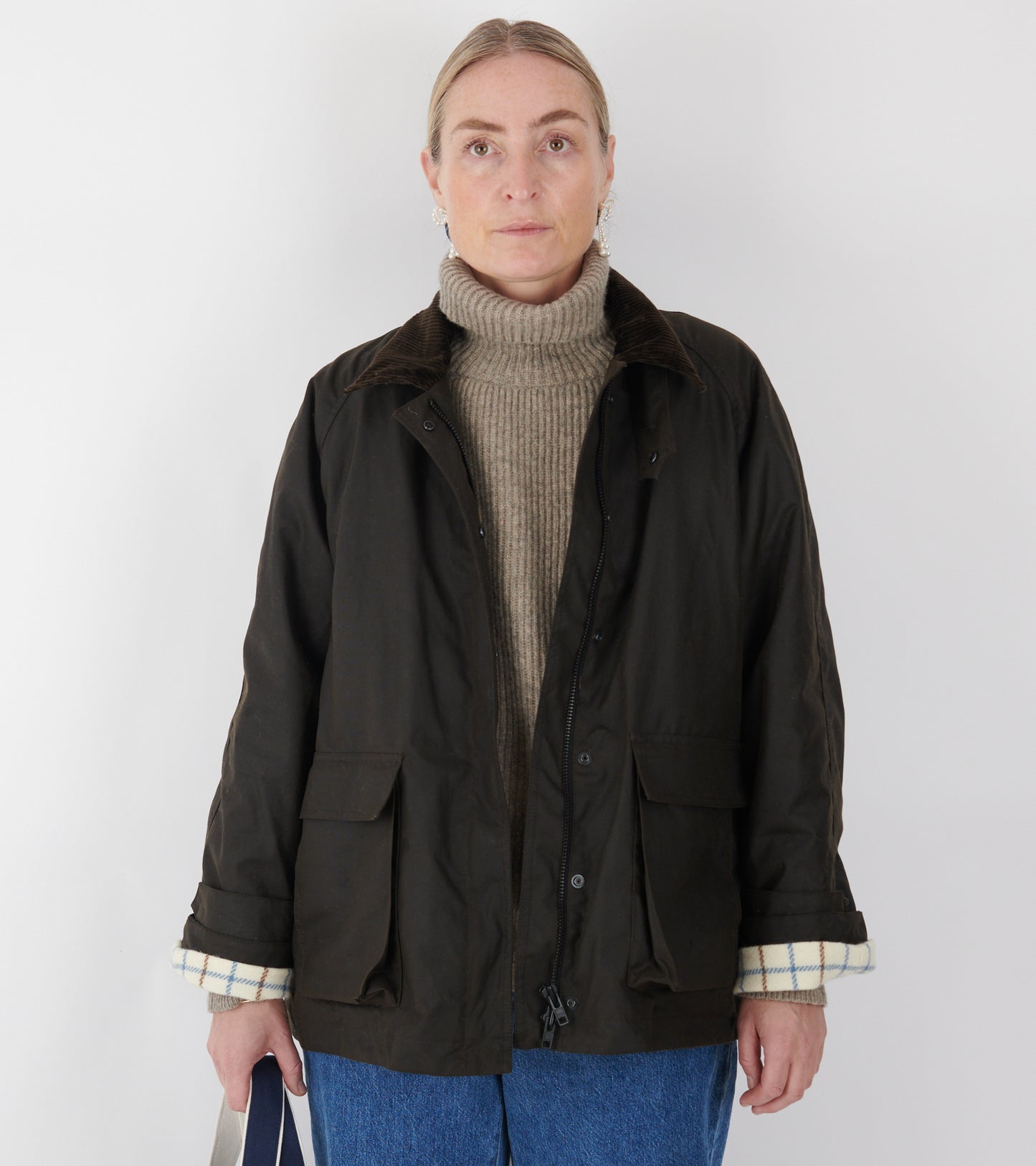 Oilskin Jacket Dark Brown