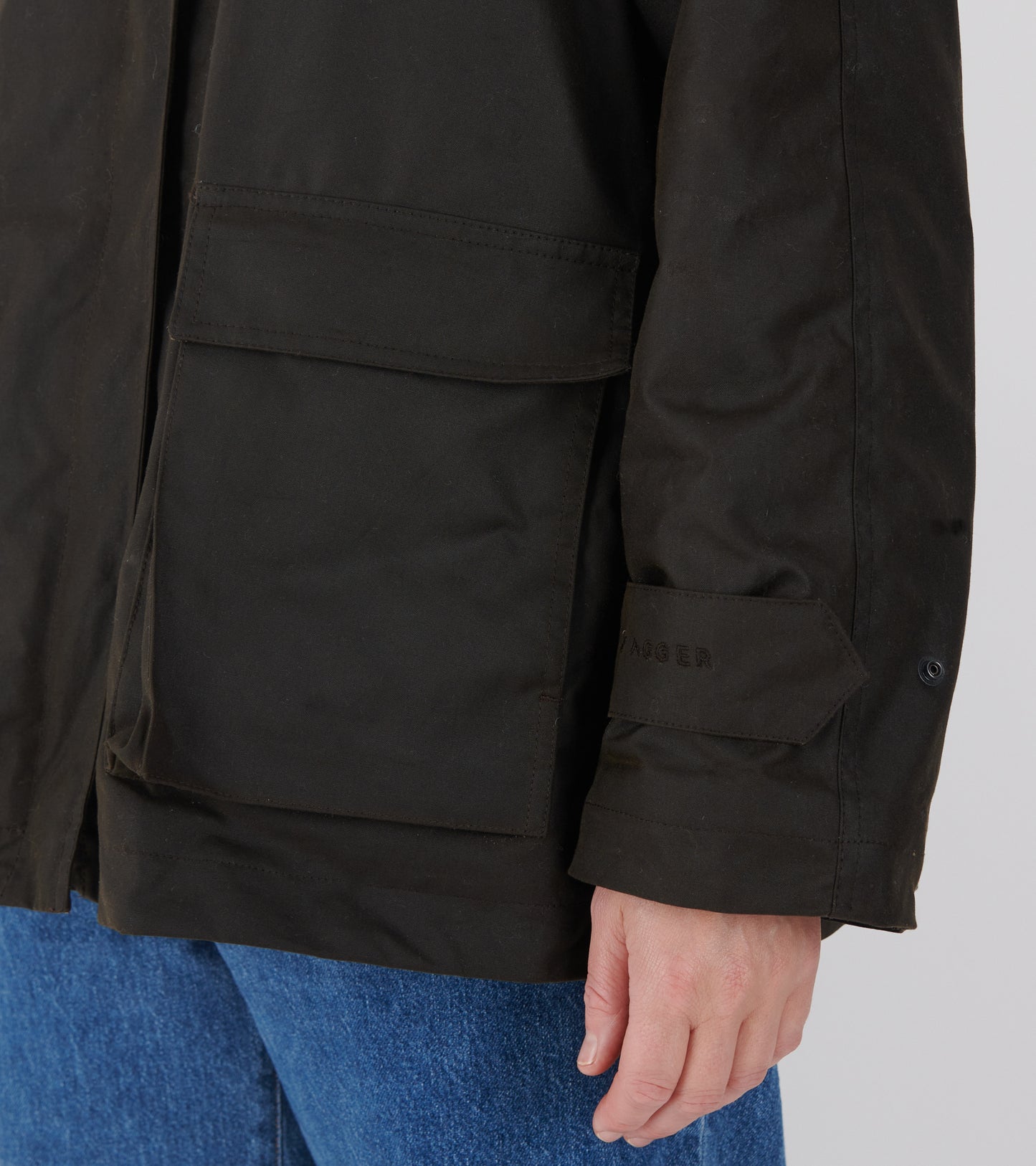 Oilskin Jacket Dark Brown