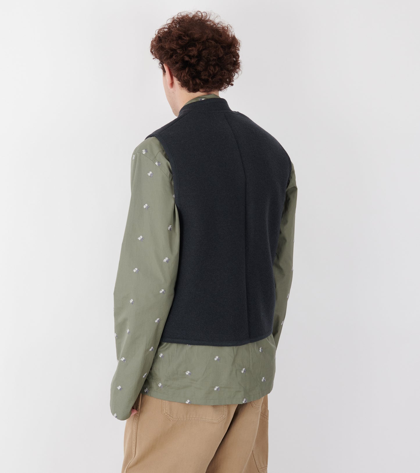 Walker Felted Vest Plombe