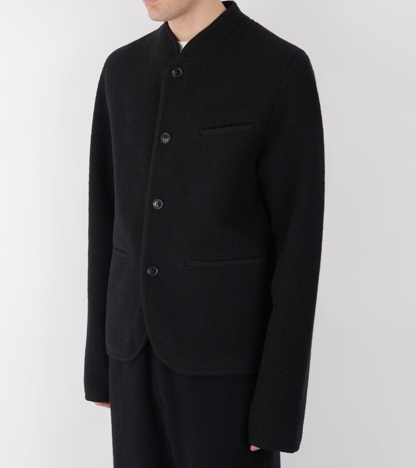 Walker Felted Jacket Black