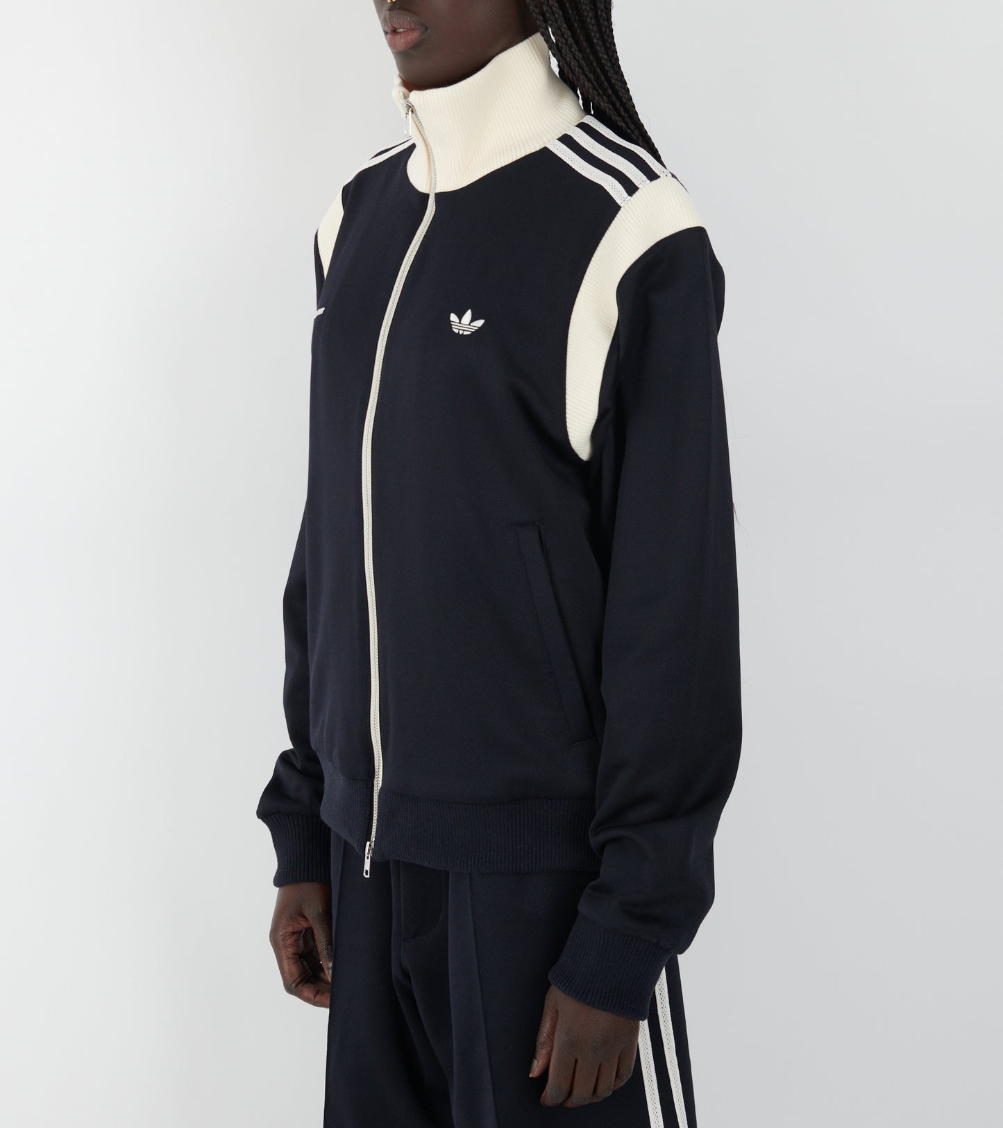 WB Twill Track Top Ntnavy