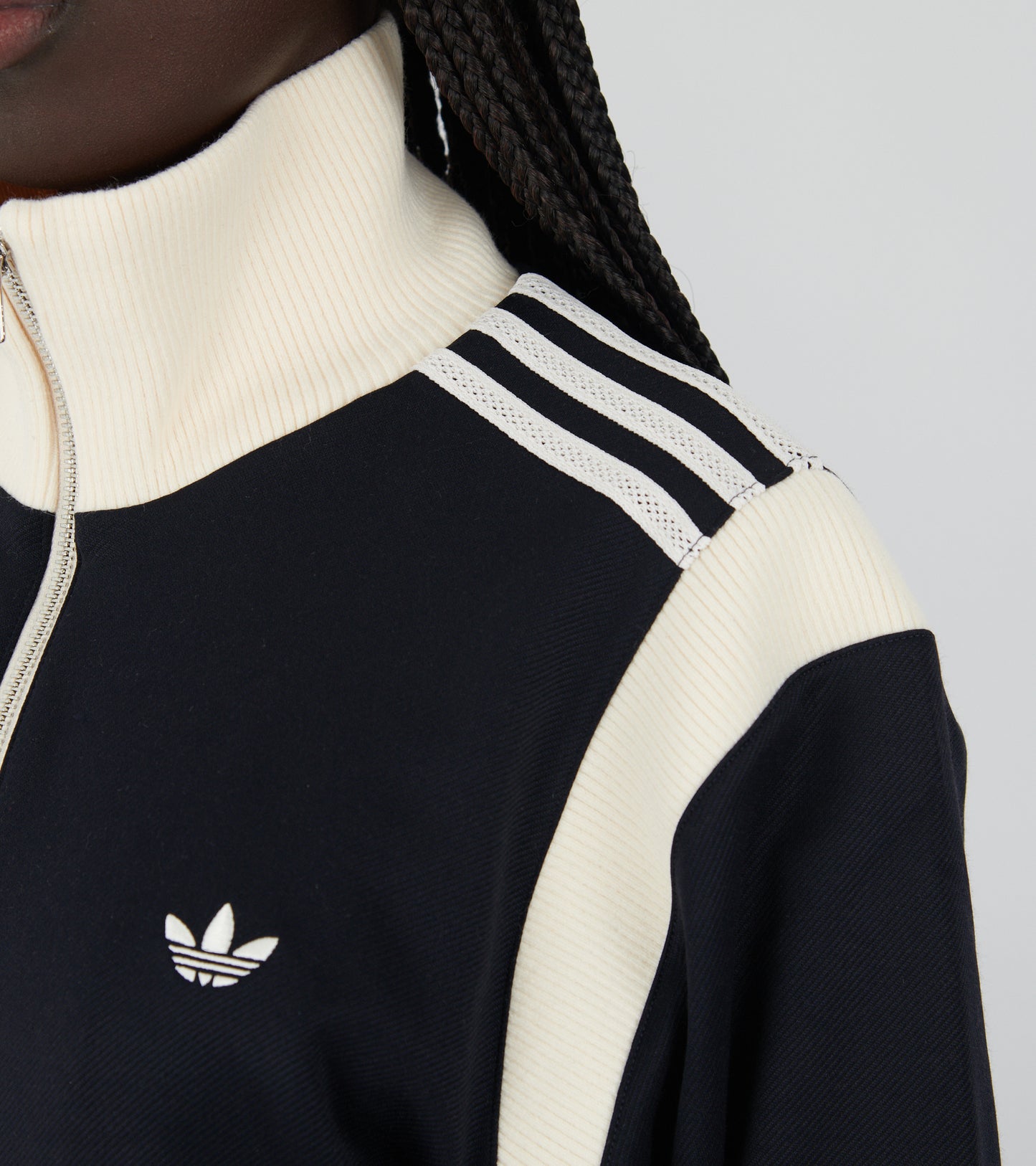 WB Twill Track Top Ntnavy