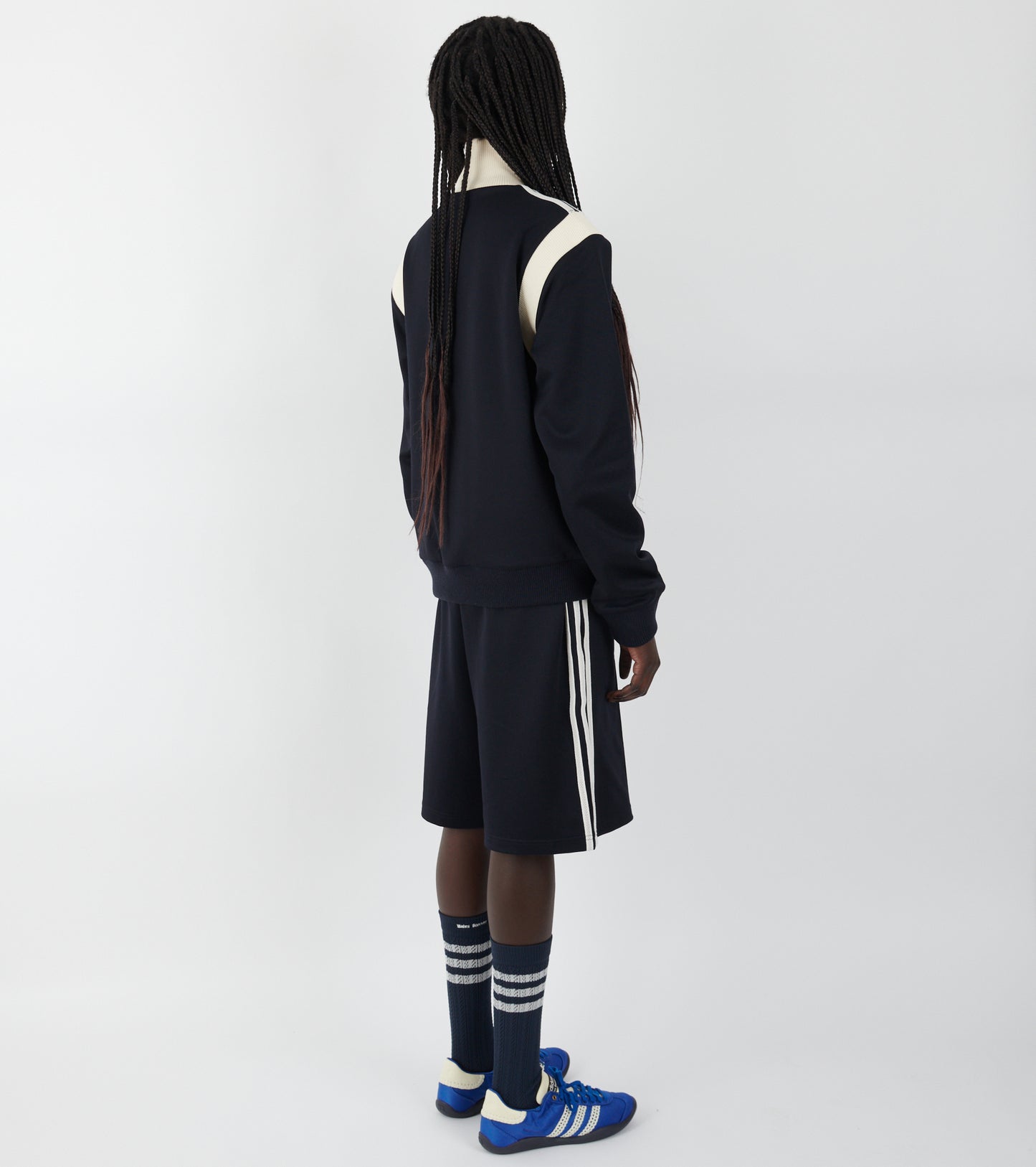 WB Twill Track Top Ntnavy