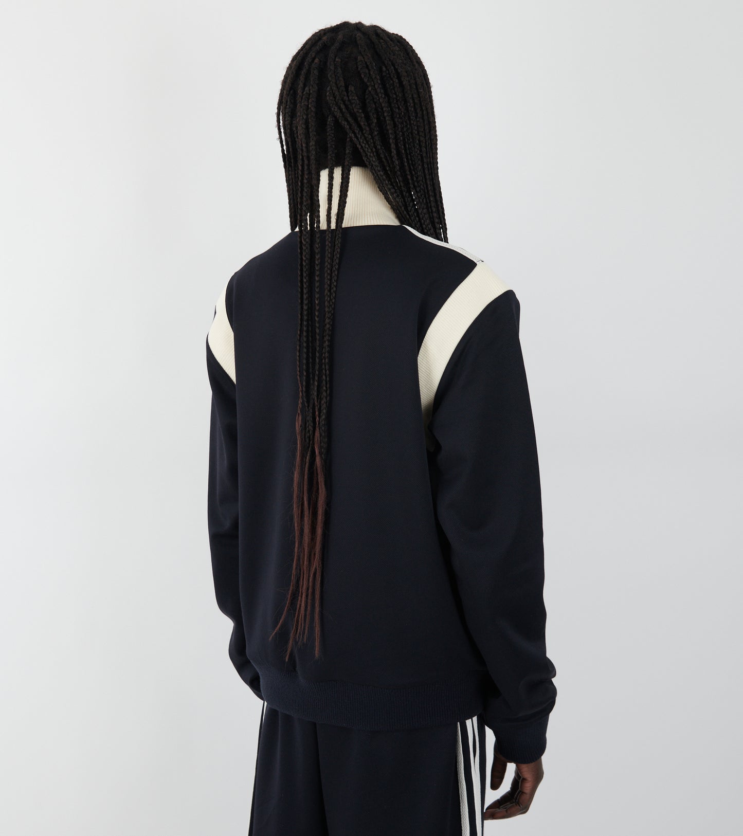 WB Twill Track Top Ntnavy