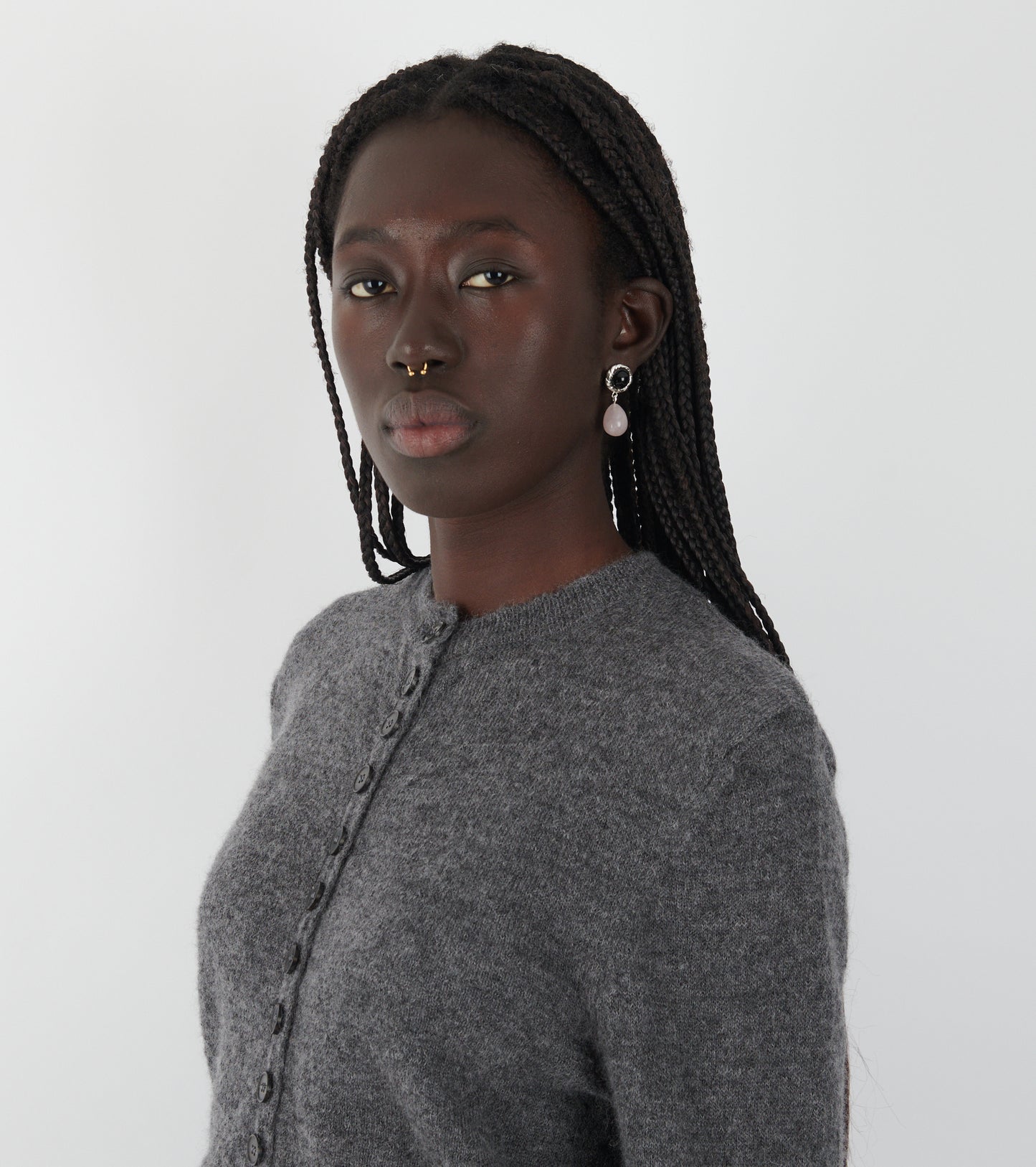 Emma Blush Earrings Rose