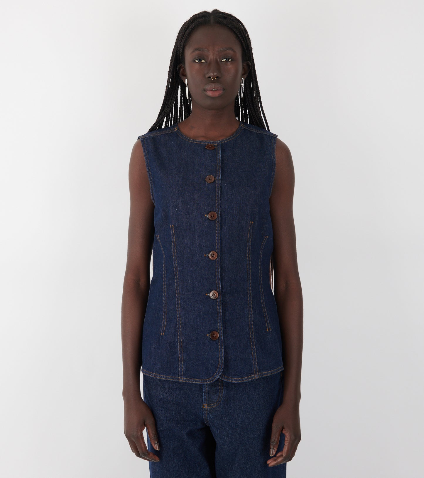 Tammy Vest Indigo Blue