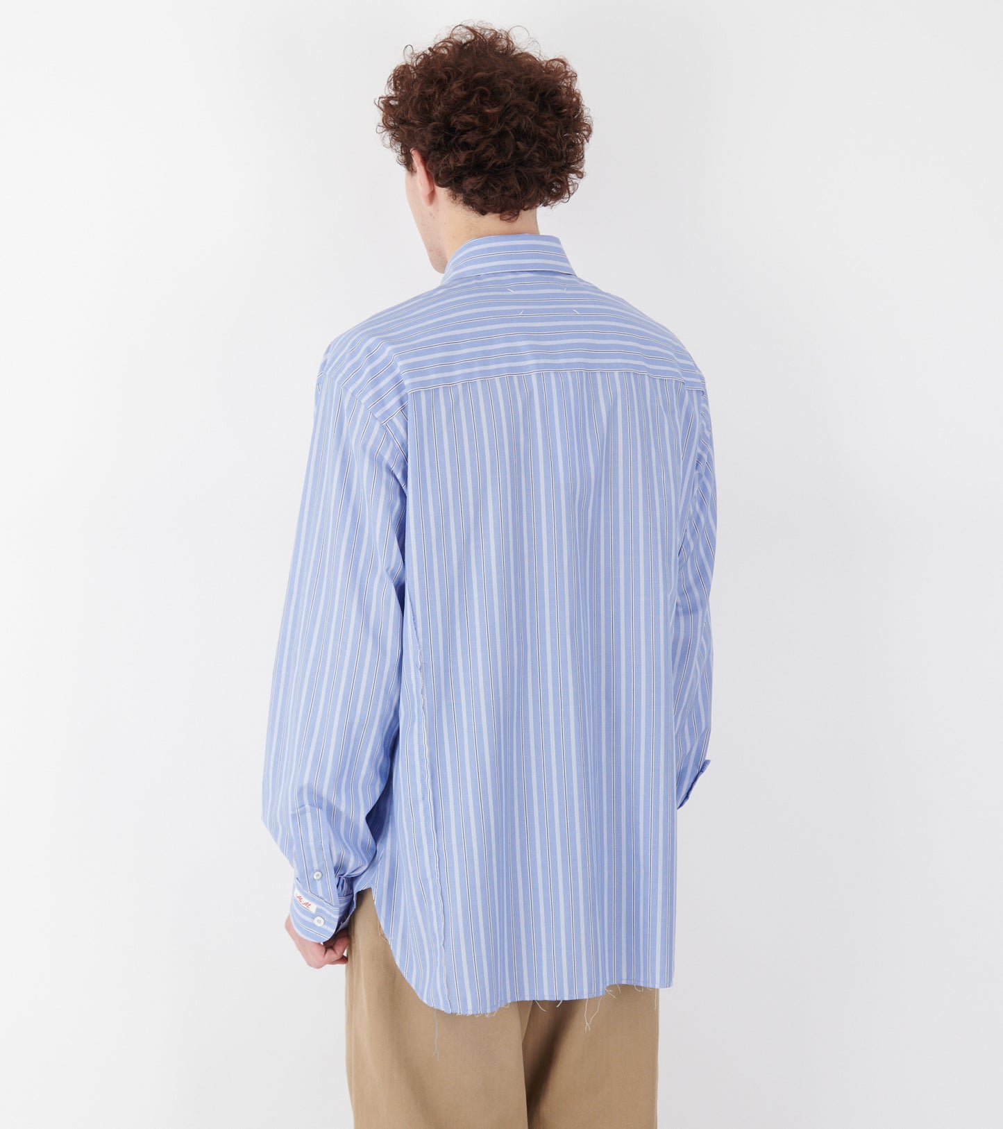 Striped Cotton Shirt Blue Mix