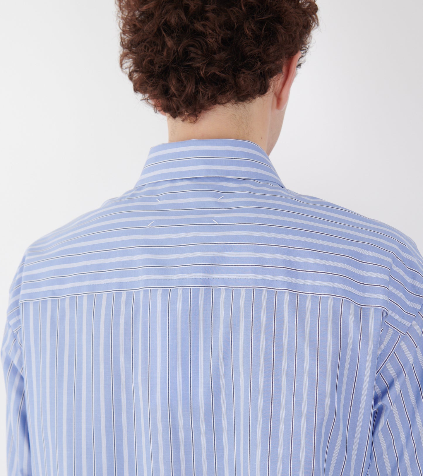 Striped Cotton Shirt Blue Mix