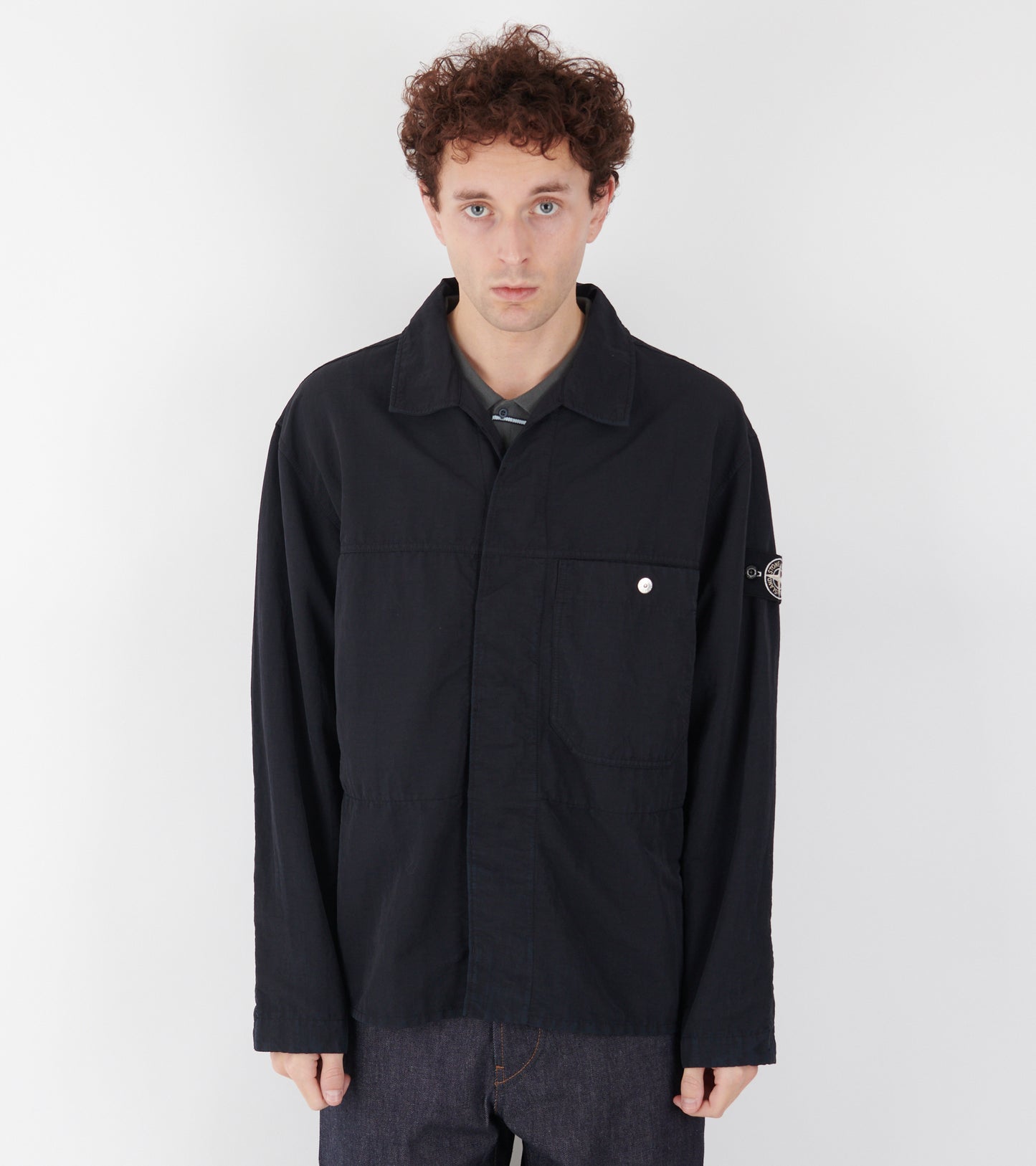 Corrosion Treatment Overshirt Dark Ink