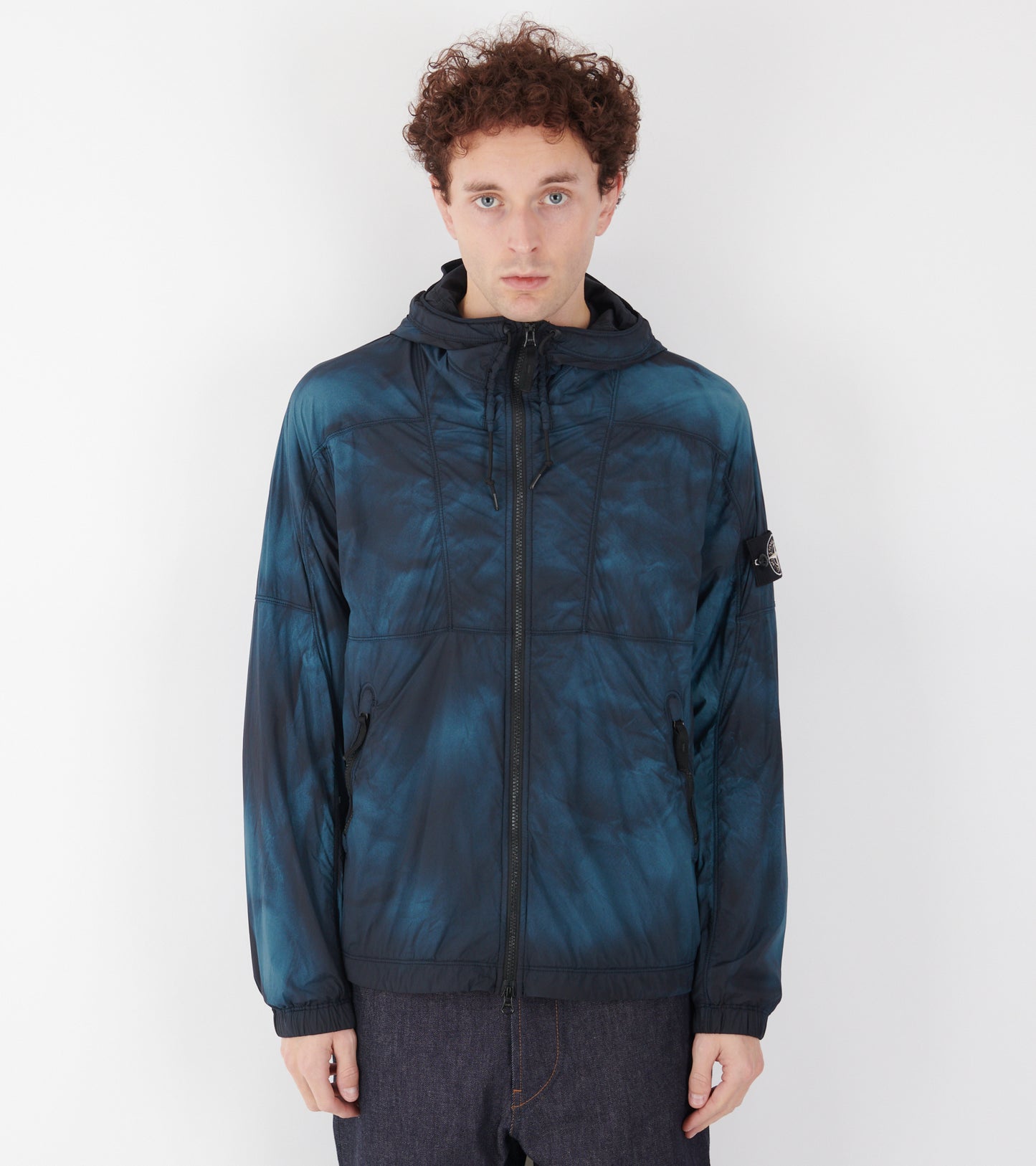 Skin Touch Nylon-TC Corrosion Treatment Jacket Blue Mix