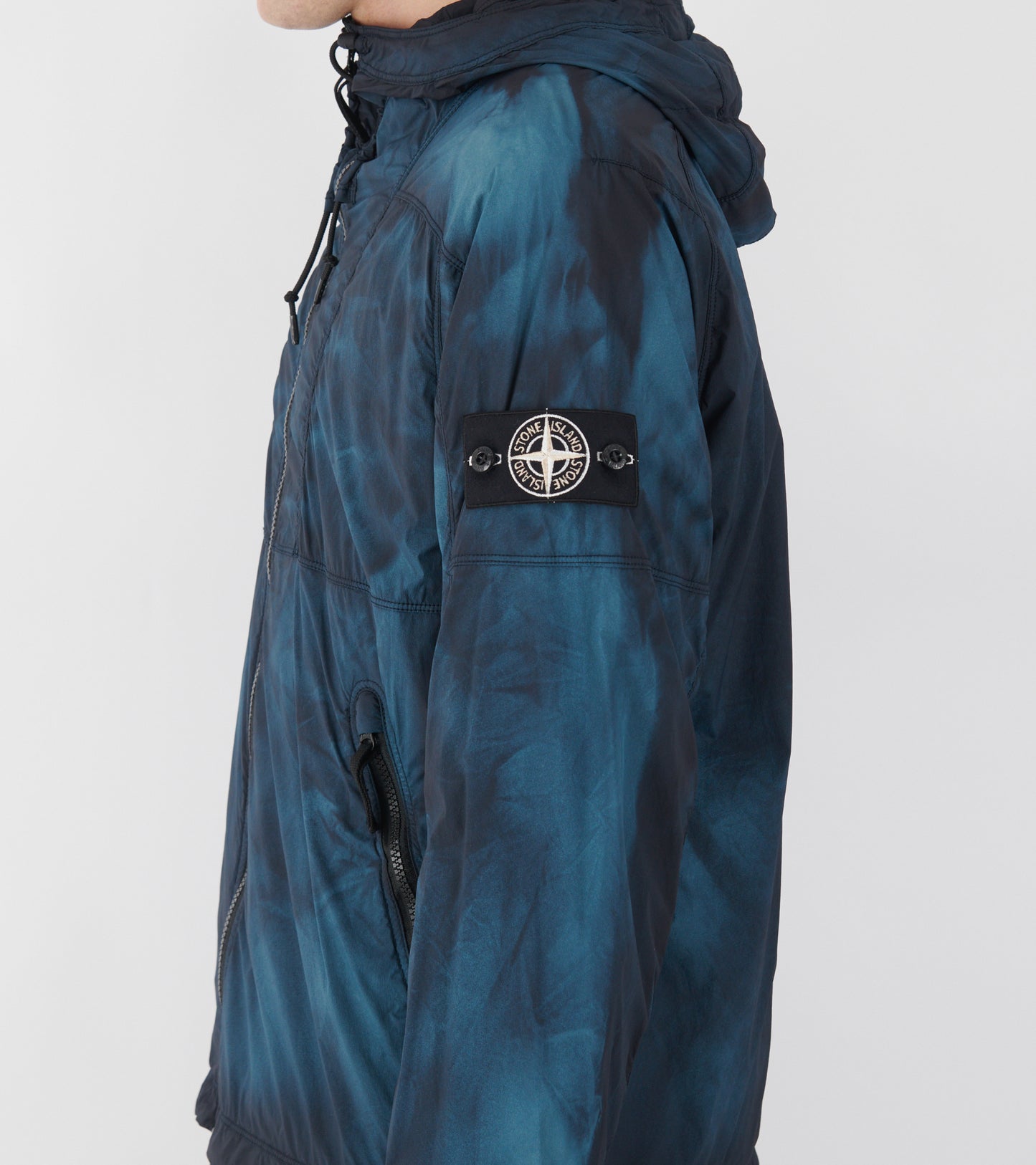 Skin Touch Nylon-TC Corrosion Treatment Jacket Blue Mix