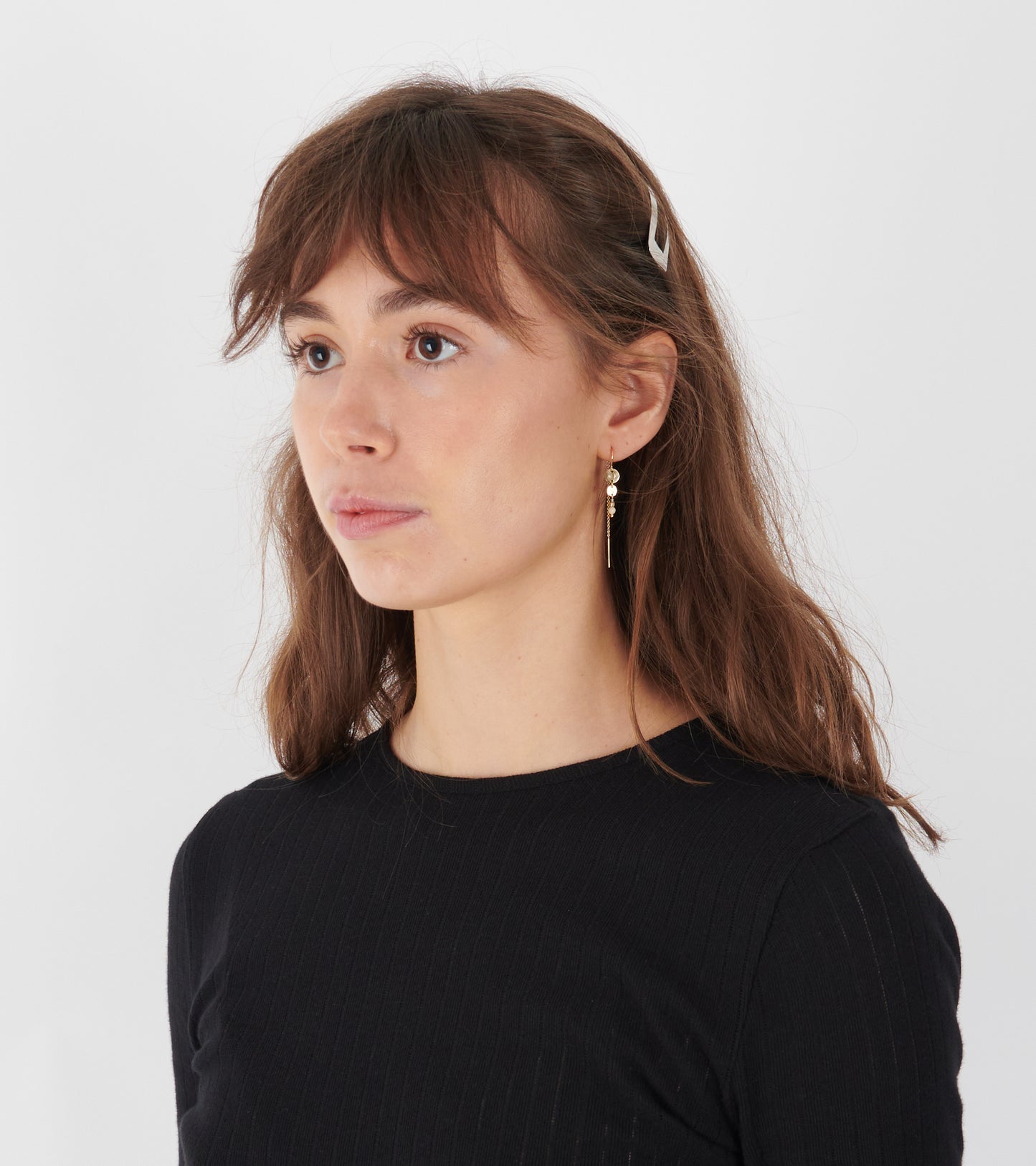 Lula Earring Cream Riverstone