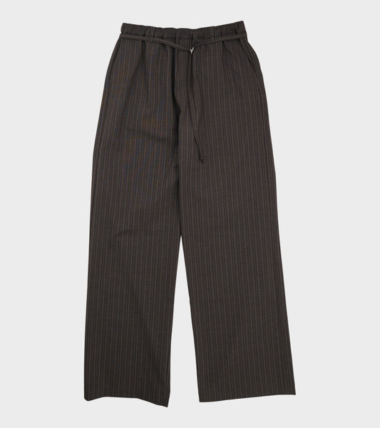 Ingrid Pant Dark Brown Pinstripe