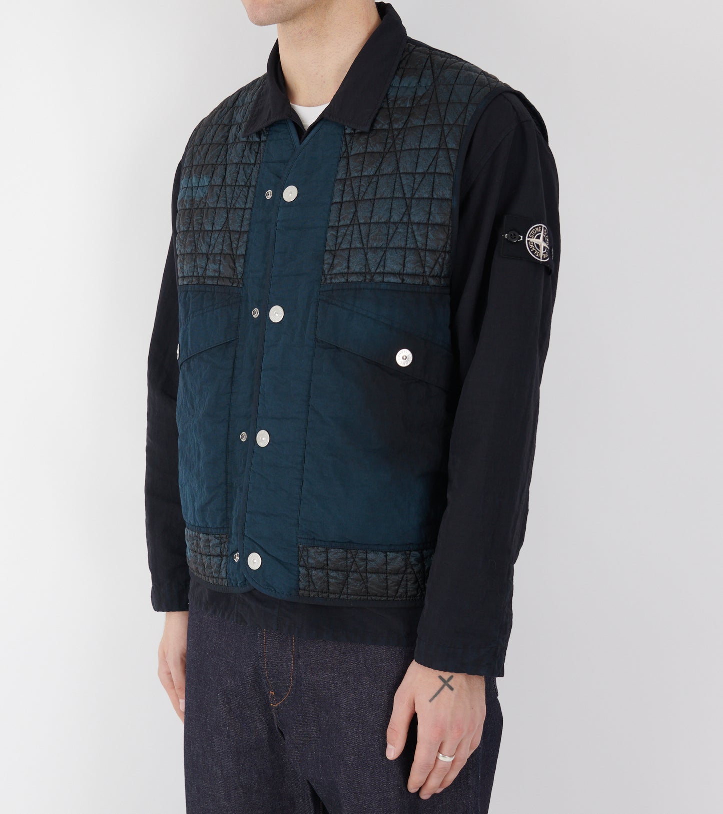 Nylon Reps-TC Corrosion Treatment Vest Black/Blue Mix