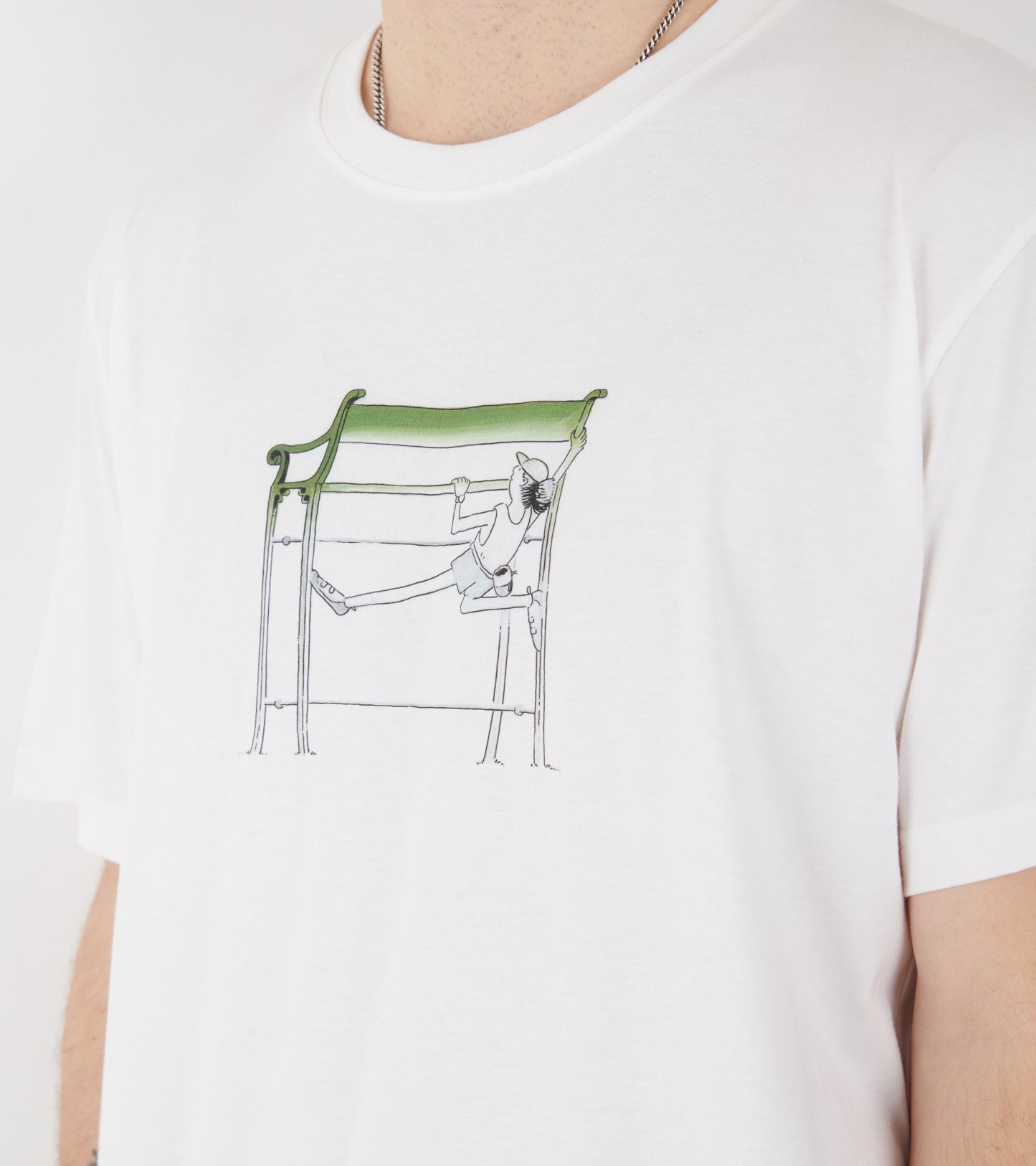 X Daniel Frost Benchmark Print T-shirt White