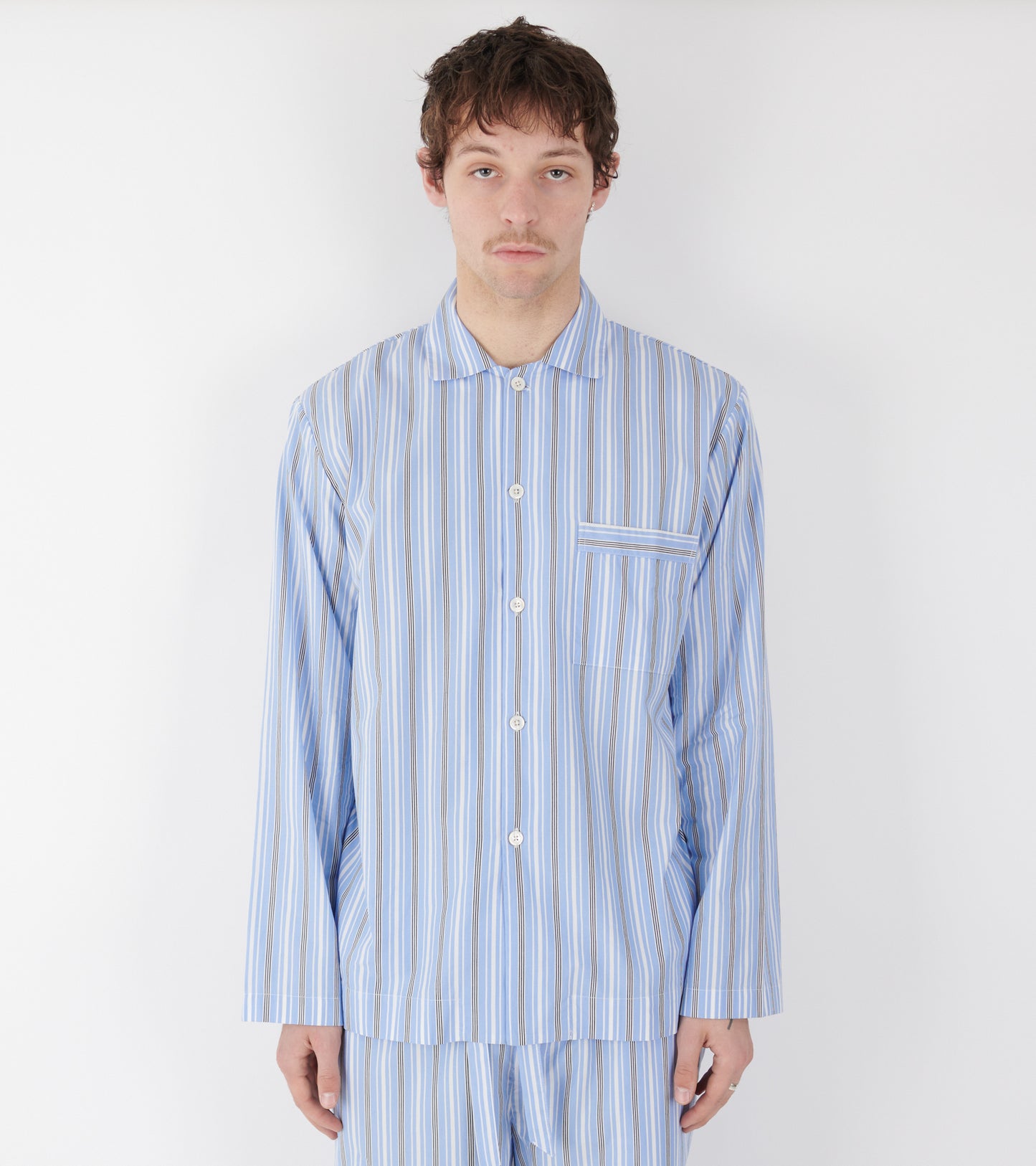 Pyjamas Shirt Stave Stripes