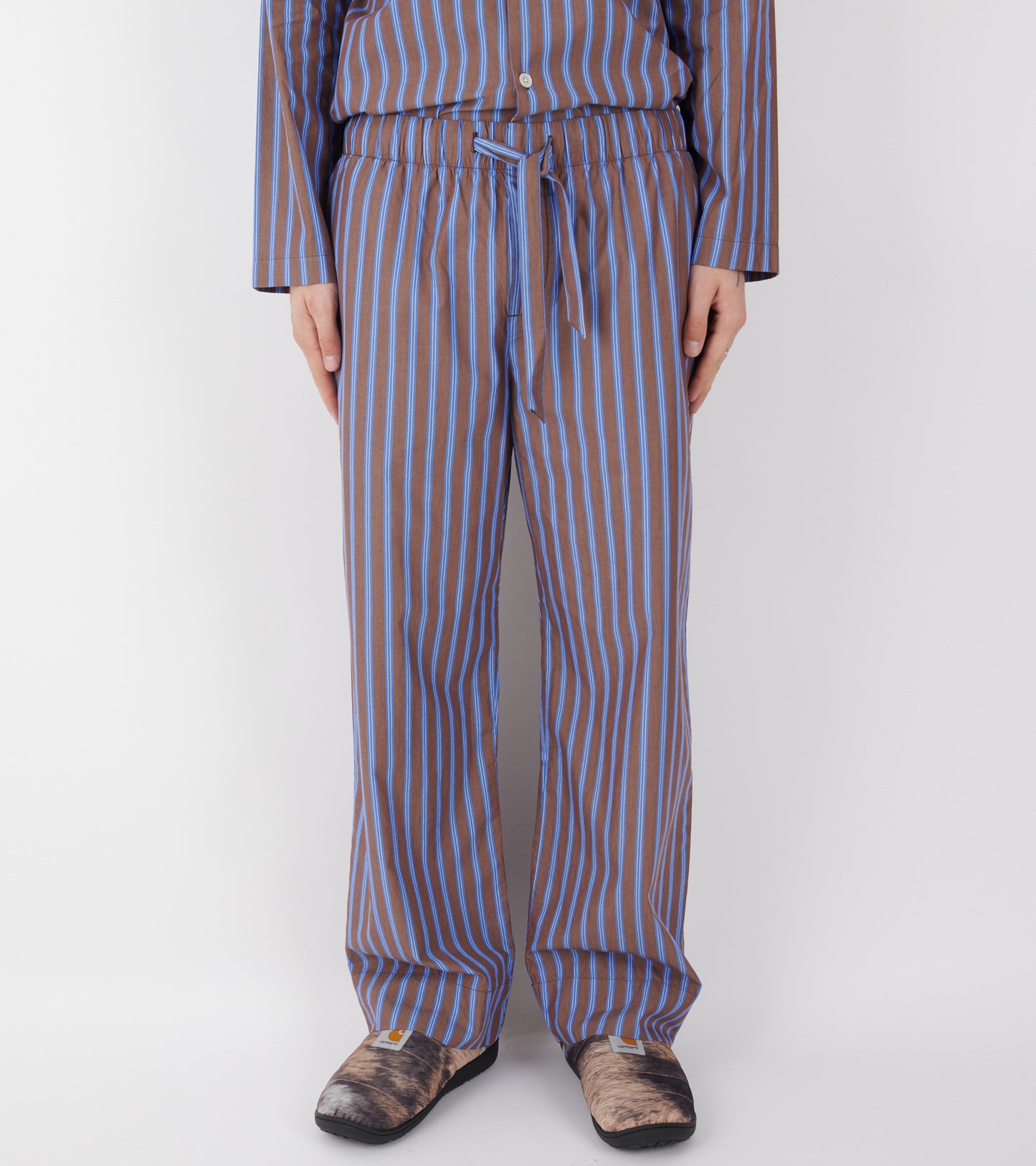 Pyjamas Pants Chestnut Stripes