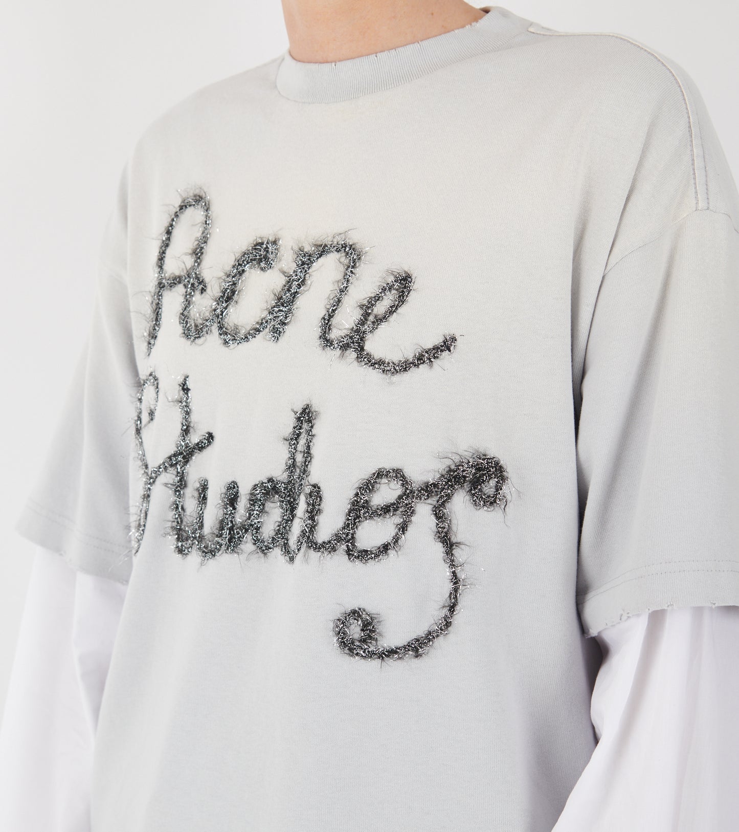 Layered Logo T-shirt Light Blue