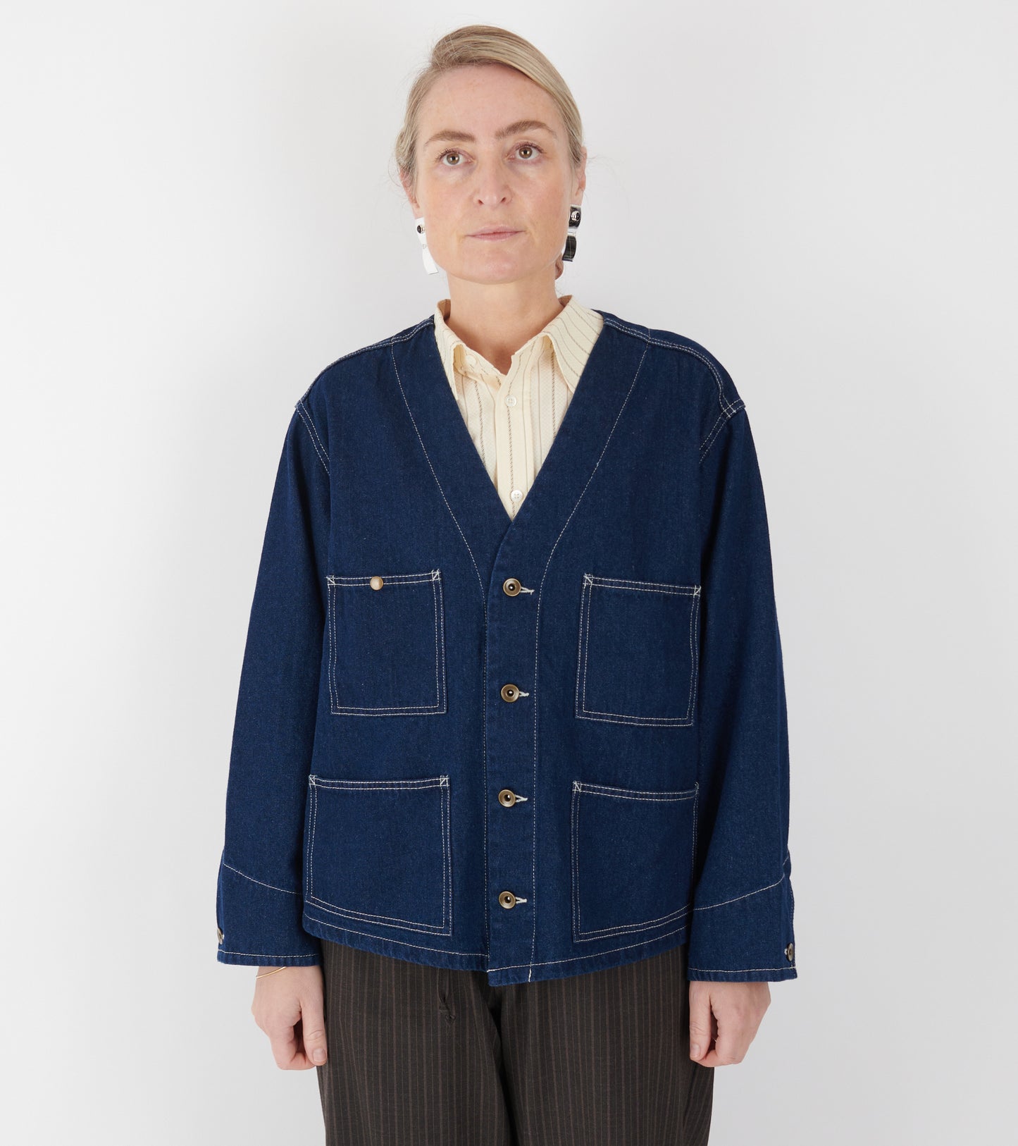 Denim Engineer Jacket Indigo Blue