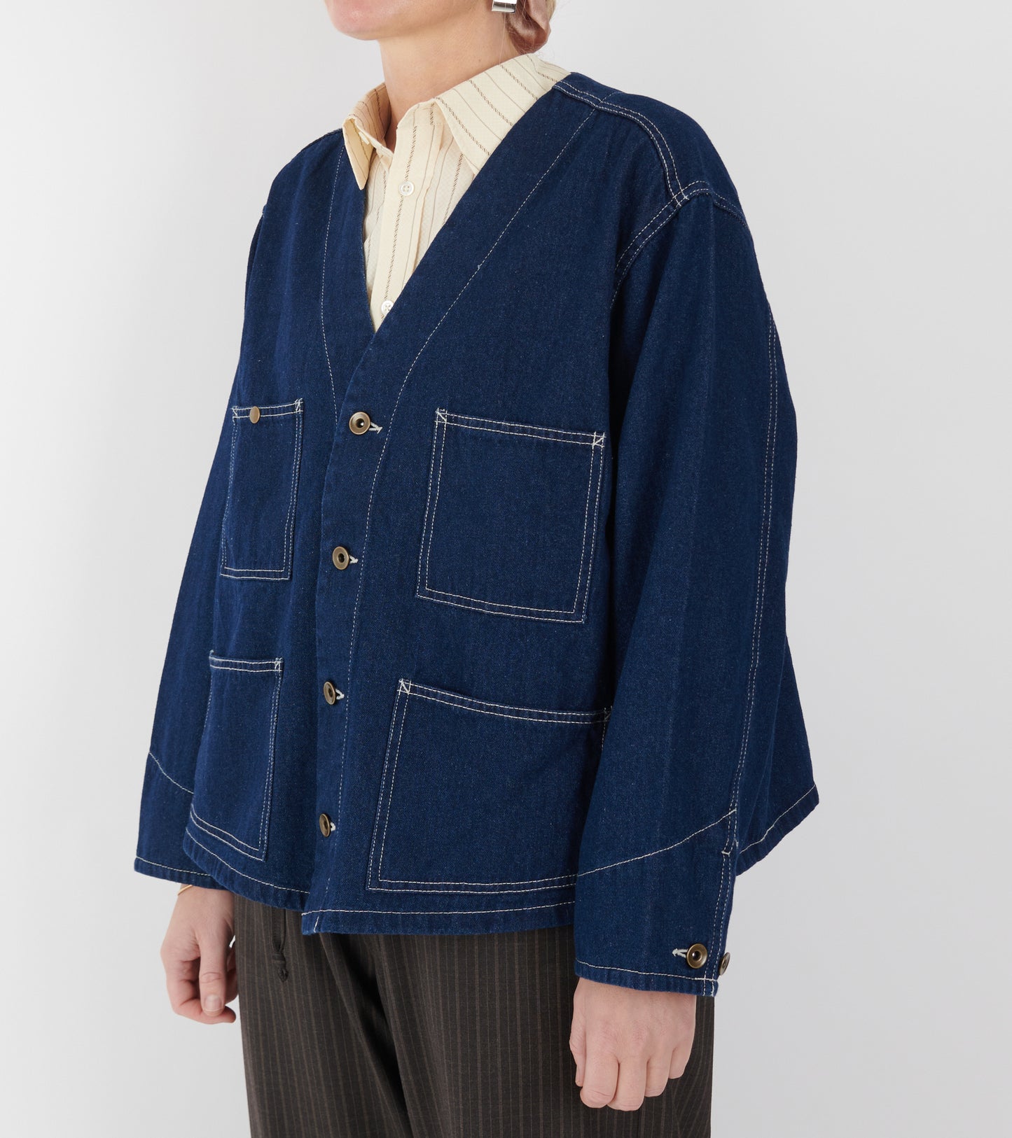 Denim Engineer Jacket Indigo Blue