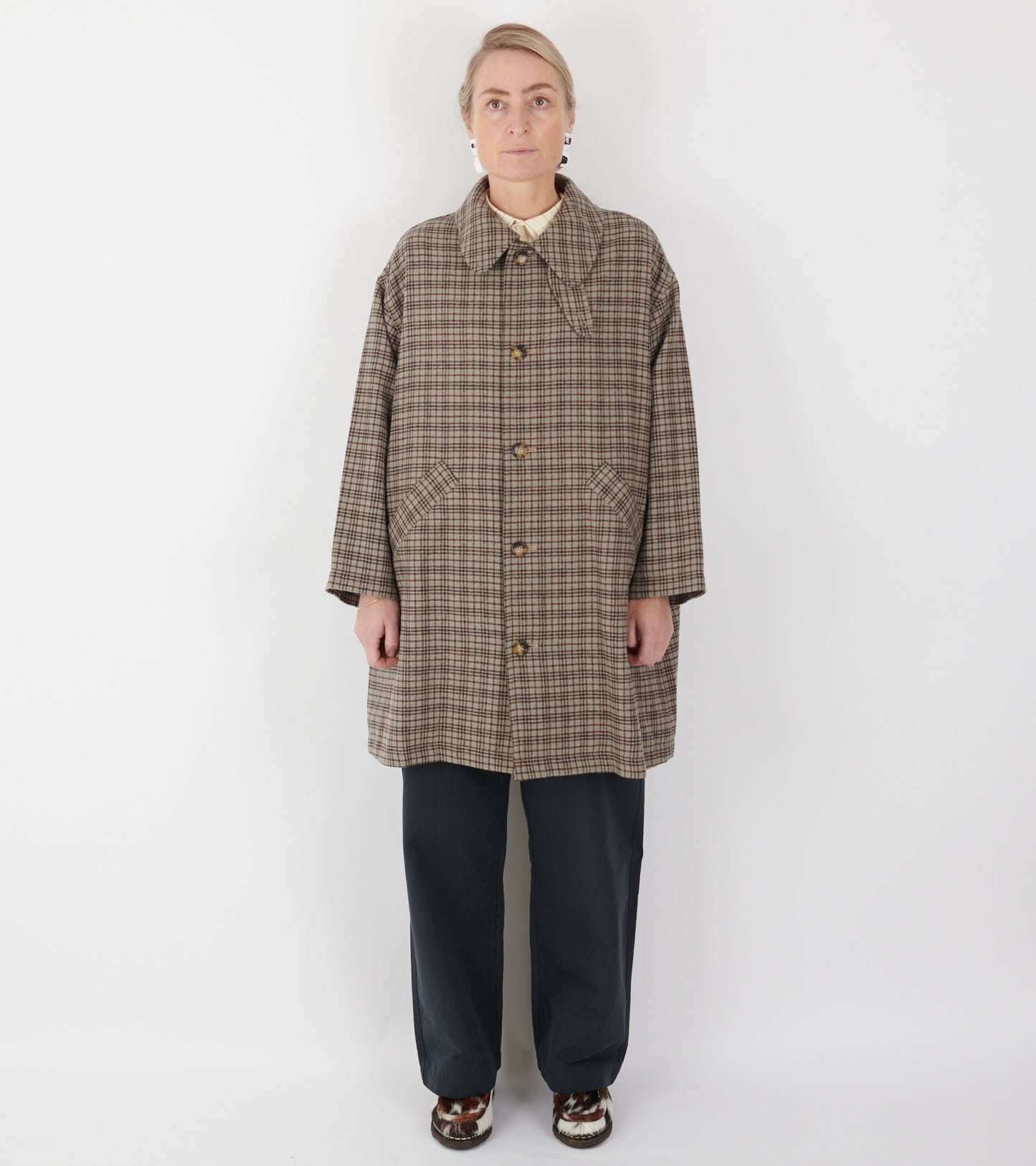 Gunclub Check Coat Beige