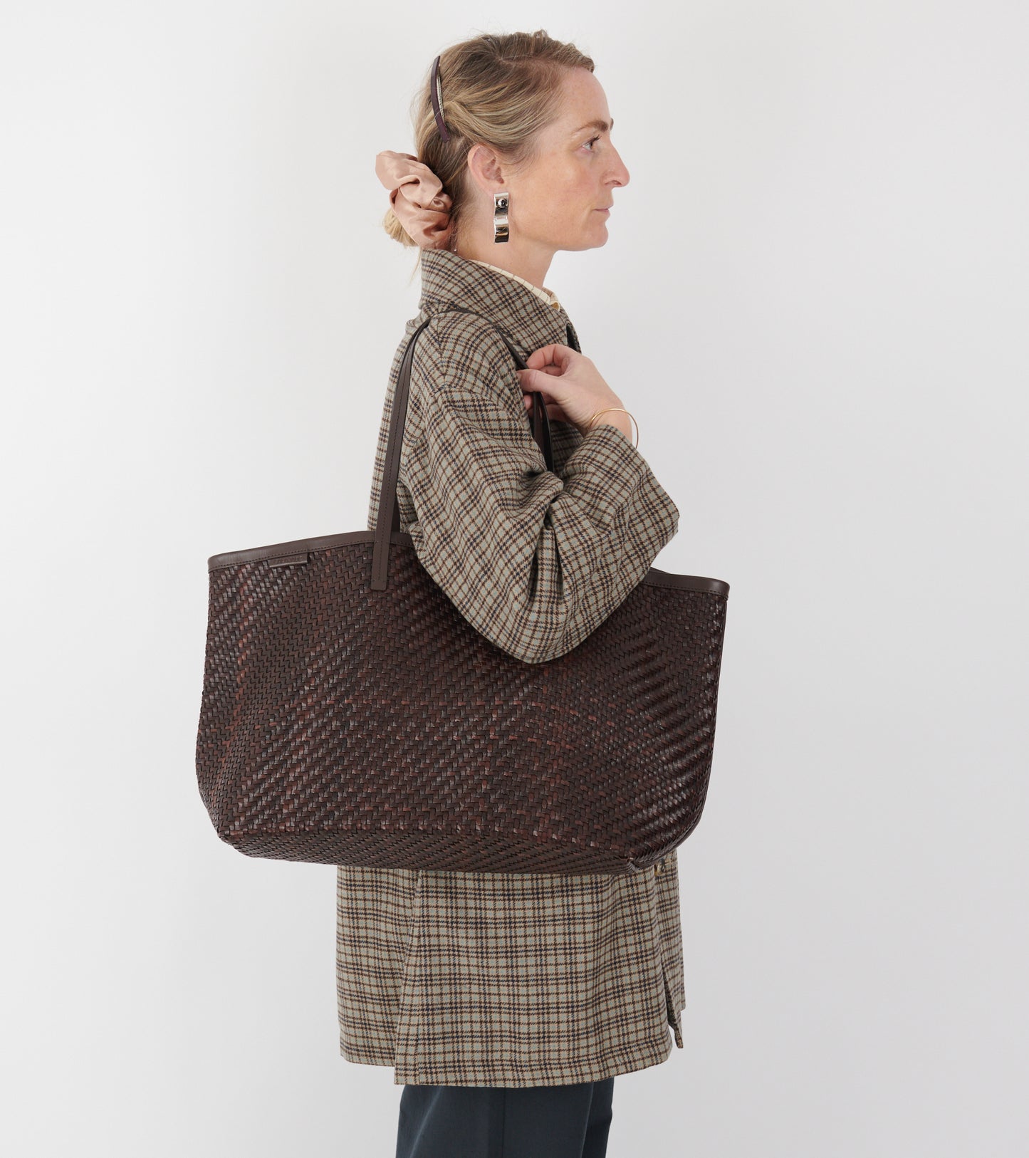 Isai Twill Shopper Bag Umber